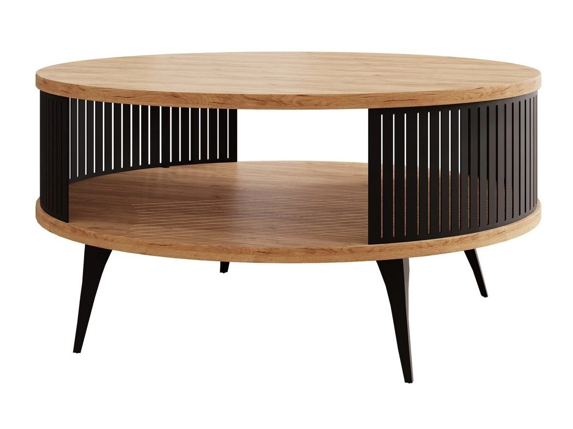 Table basse Vitum (Chêne doré artisanal)