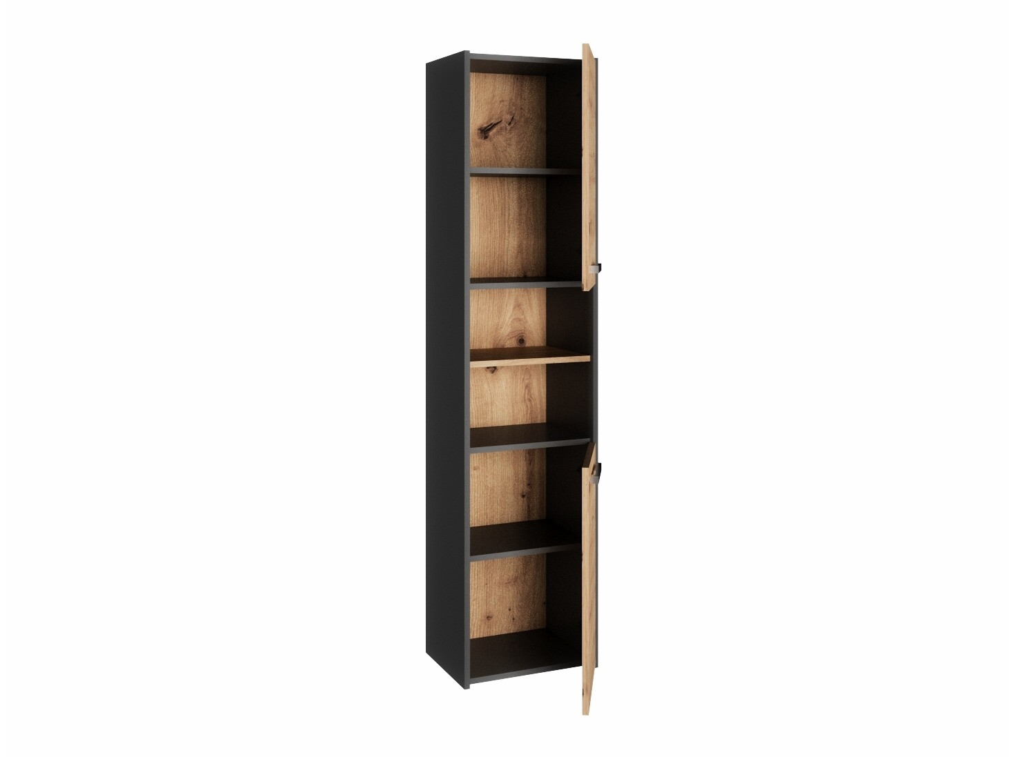 Armoire de bain à poser Mandeville 250 (Anthracite + Chêne Artisan)