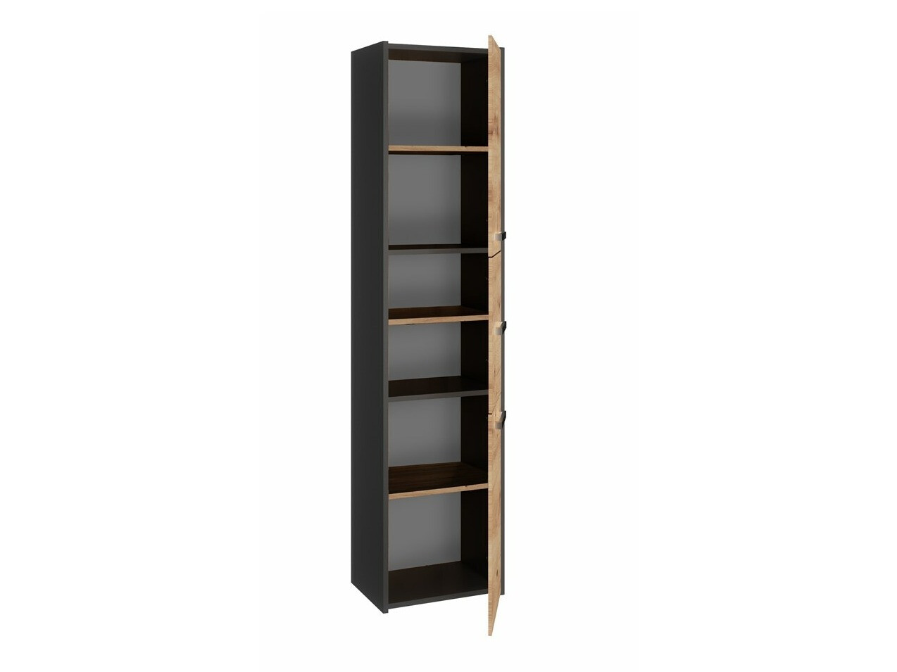 Armoire de bain à poser Mandeville 251 (Anthracite + Chêne Artisan)