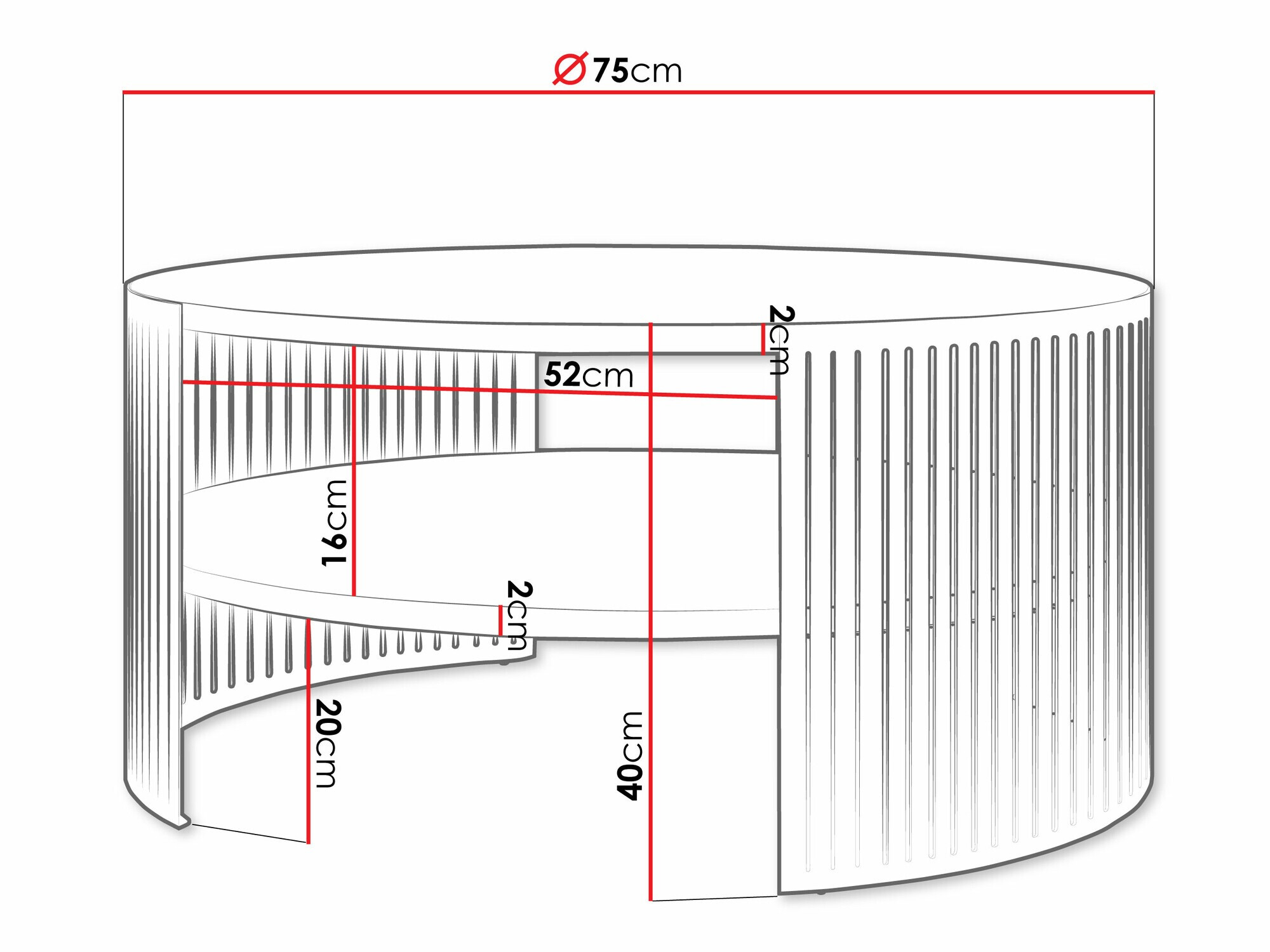 Table basse Civer