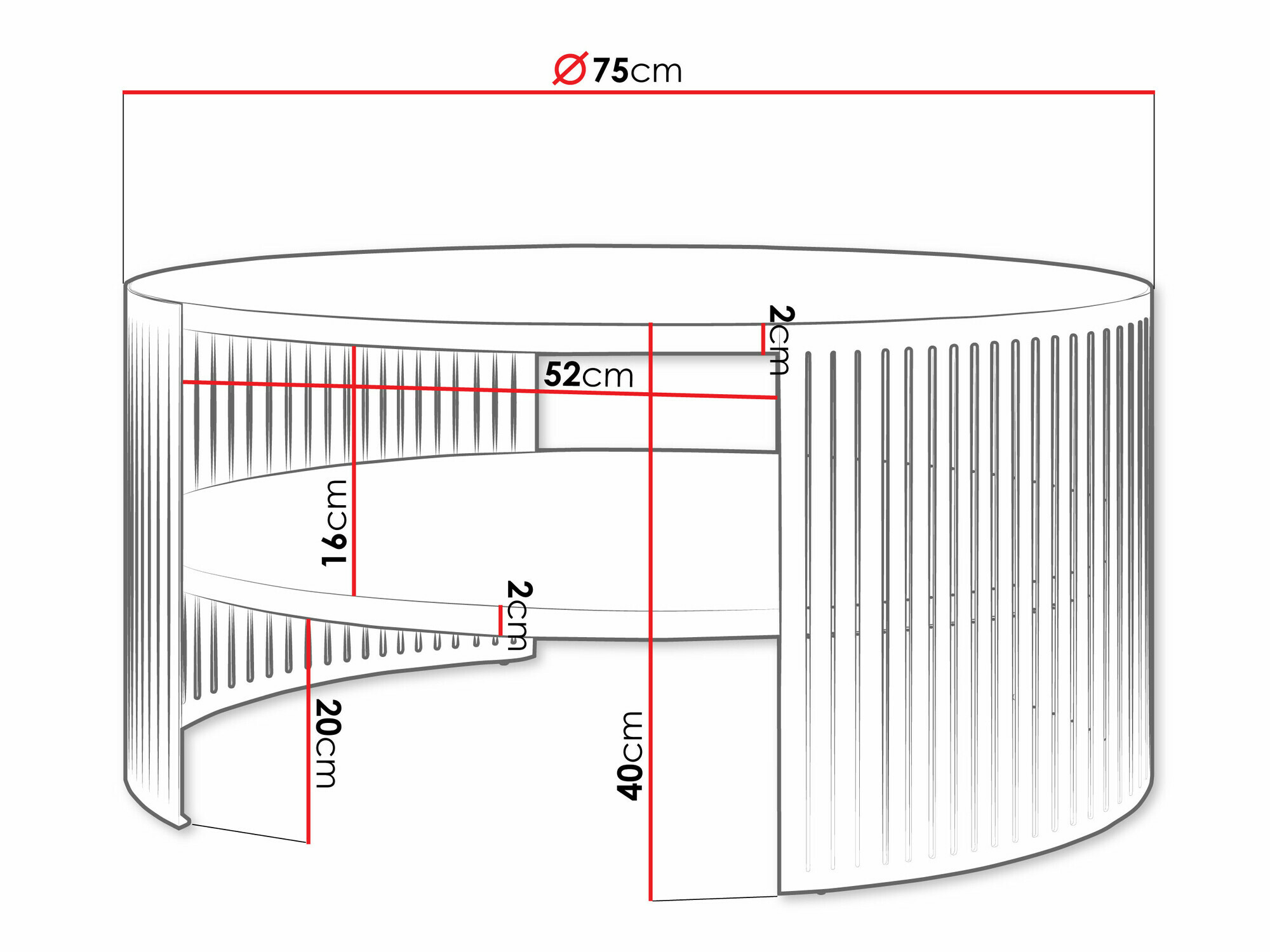 Table basse Civer