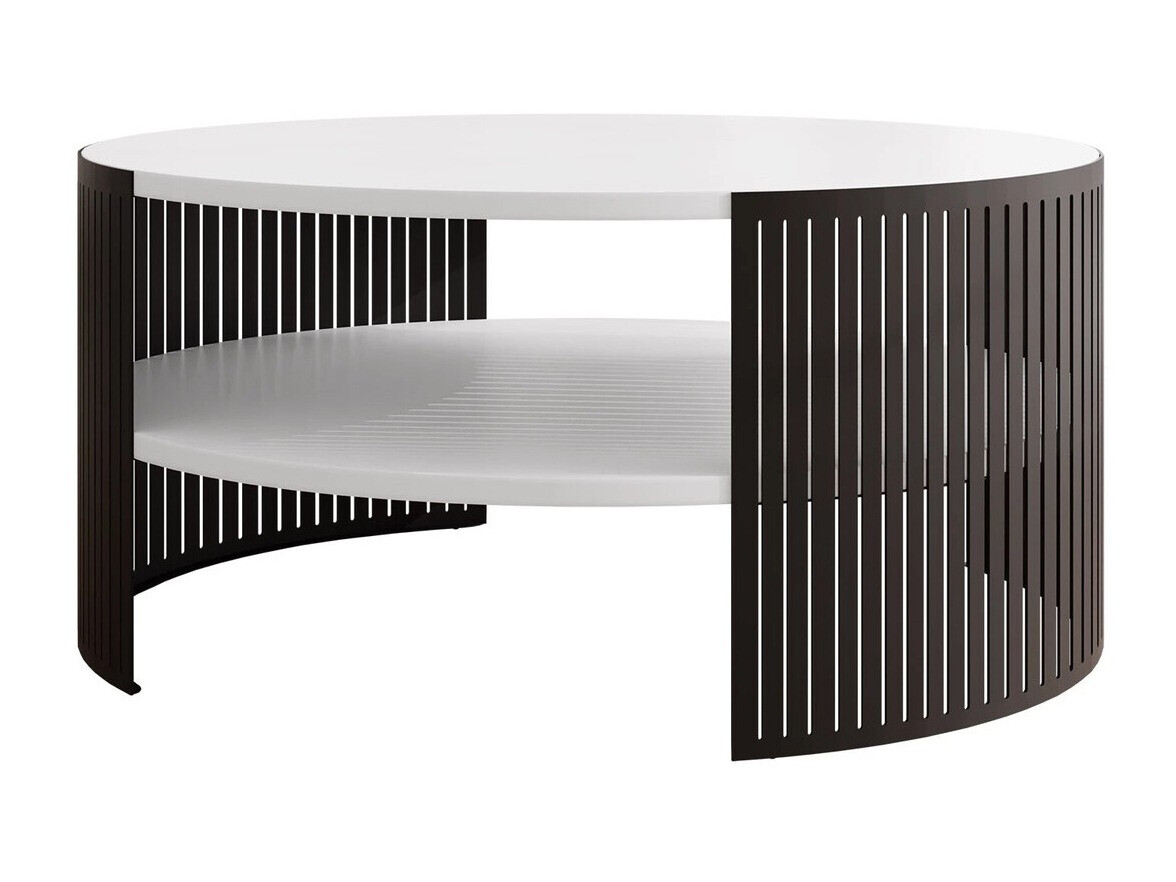 Table basse Evanola 100 (Noir + Blanc)