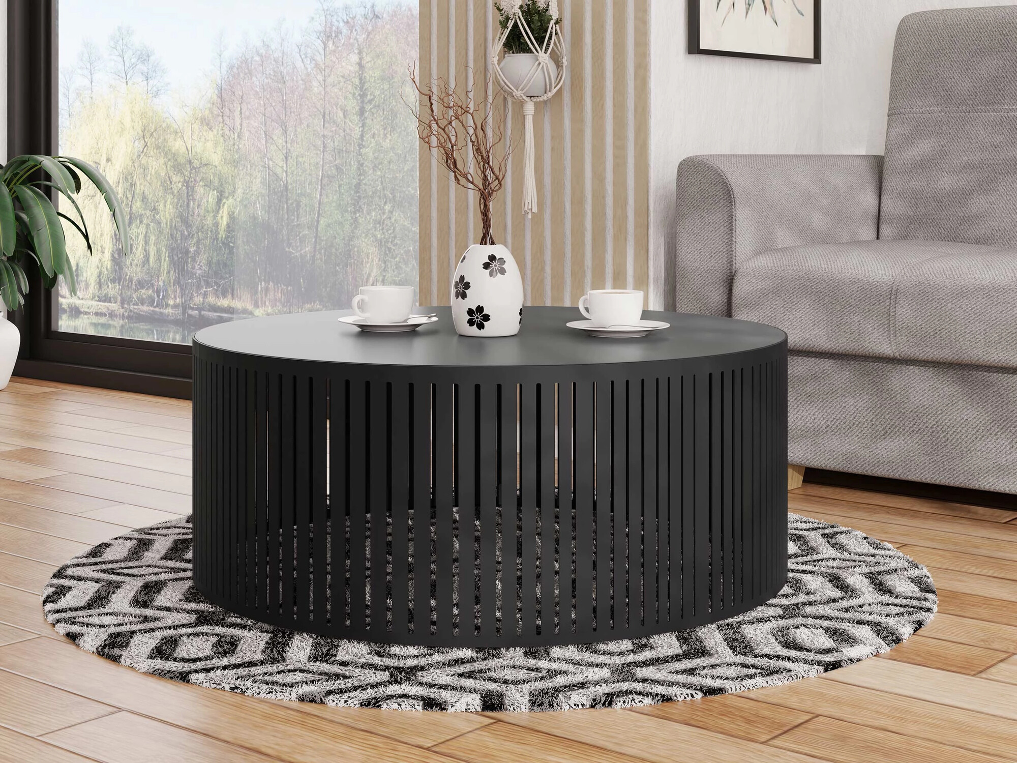 Table basse Prunis (Noir)