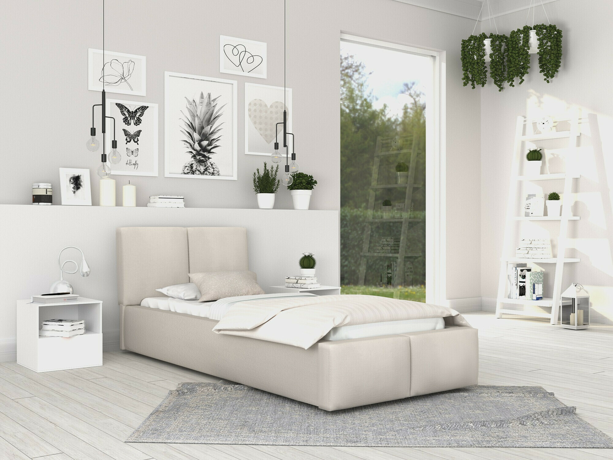 Lit Fairfield 109 (Crème)