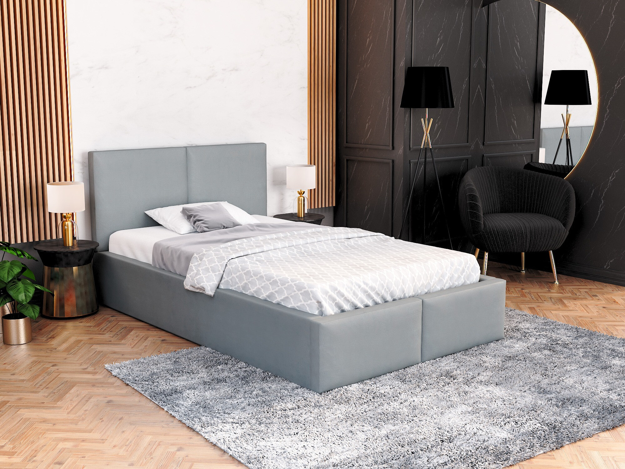 Lit Fairfield 109 (Gris)