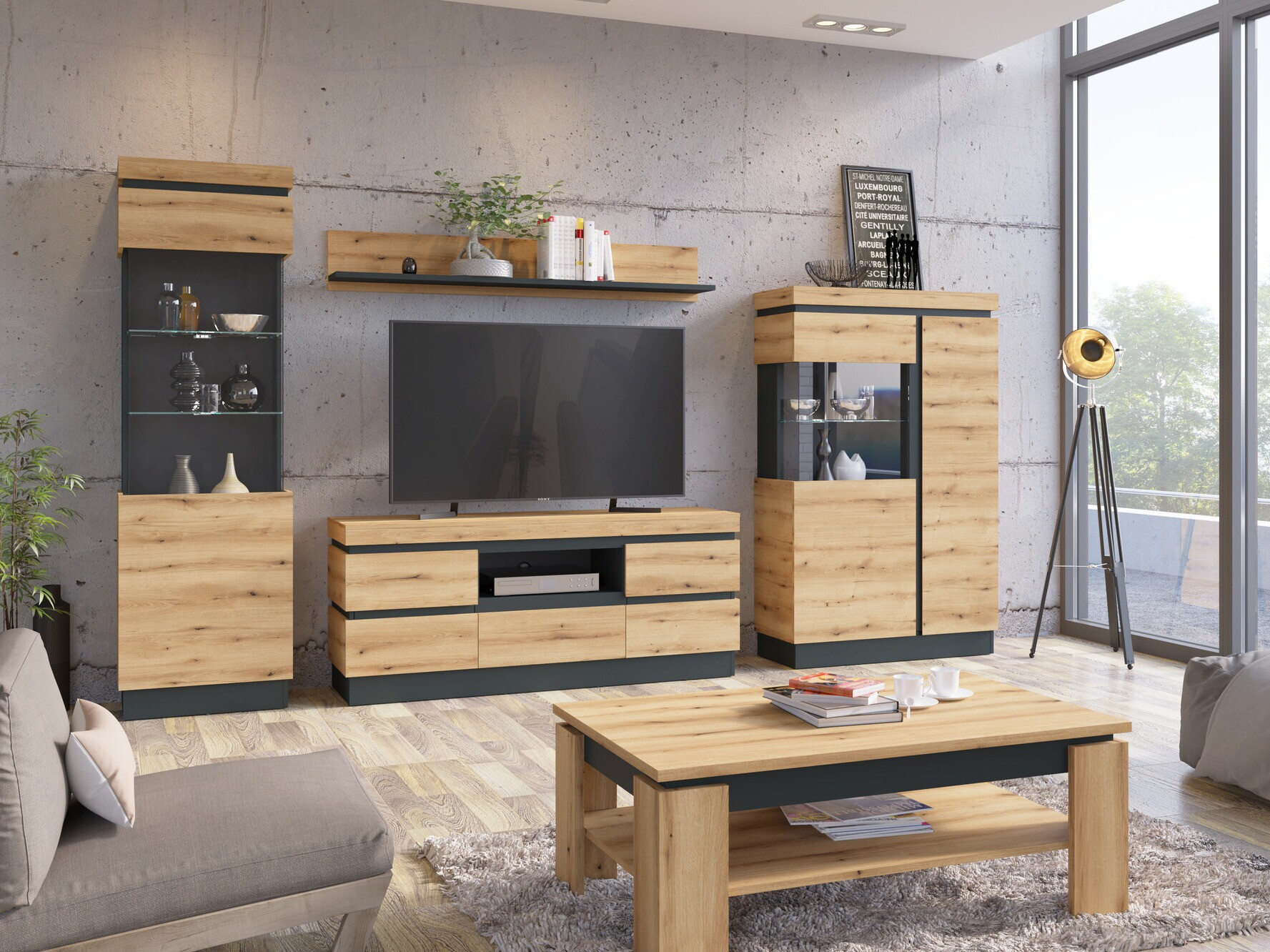 Meuble TV Enocira 107
