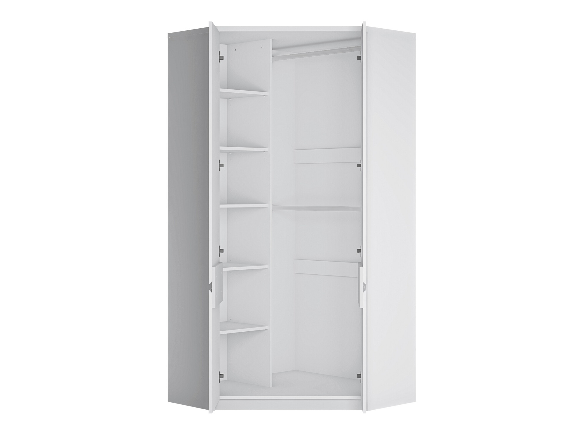 Armoire d'angle Merfere 101 (Blanc)
