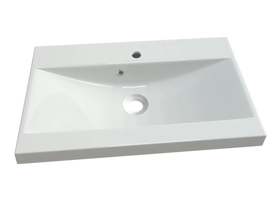 Ensemble de salle de bain Scientia III (Gris brillant + Châtaigne)