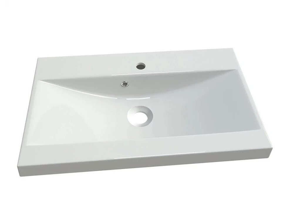 Ensemble de salle de bain Scientia III (Gris brillant + Châtaigne)