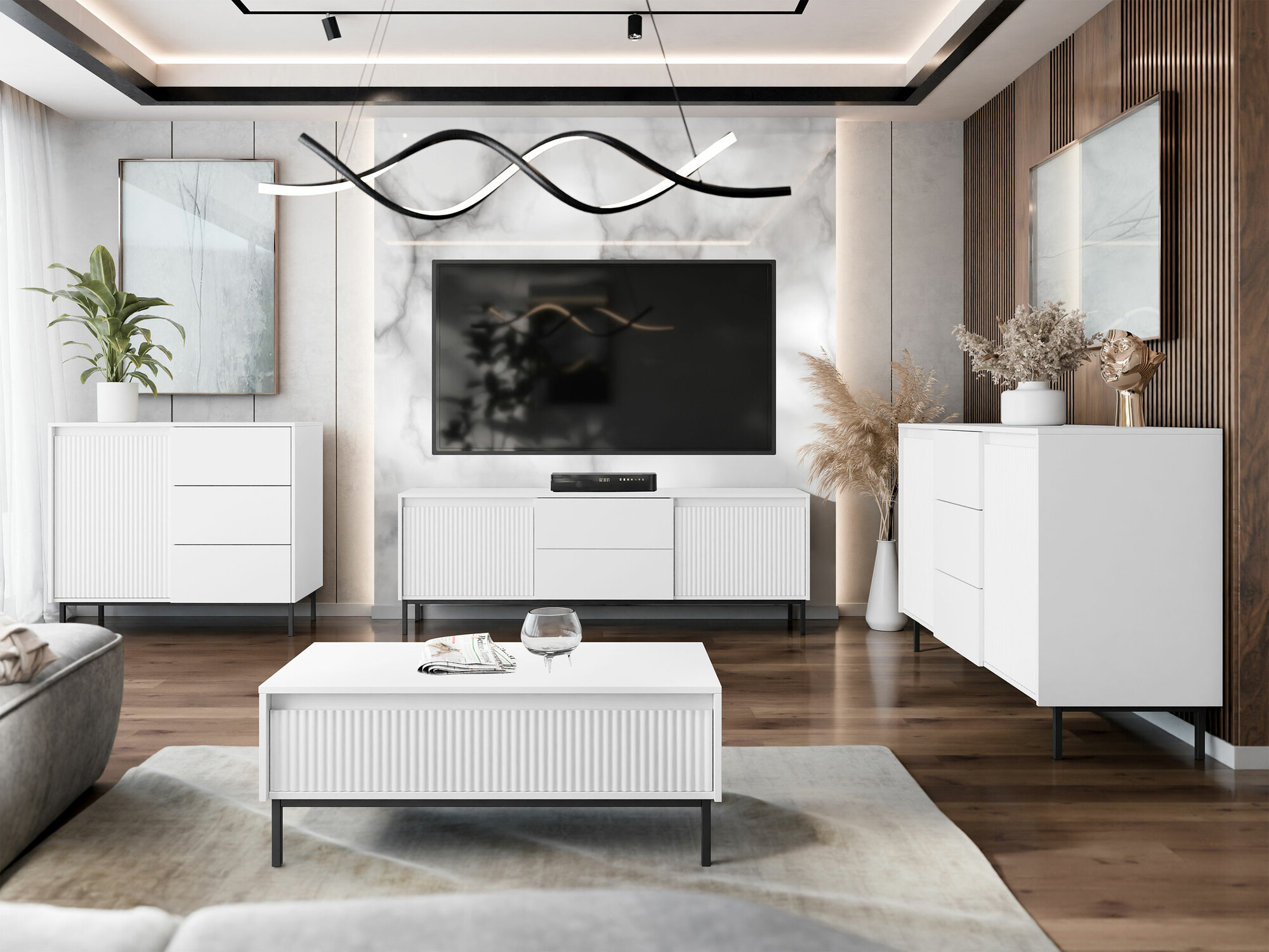 Commode Comfivo Delruva I (Blanc)