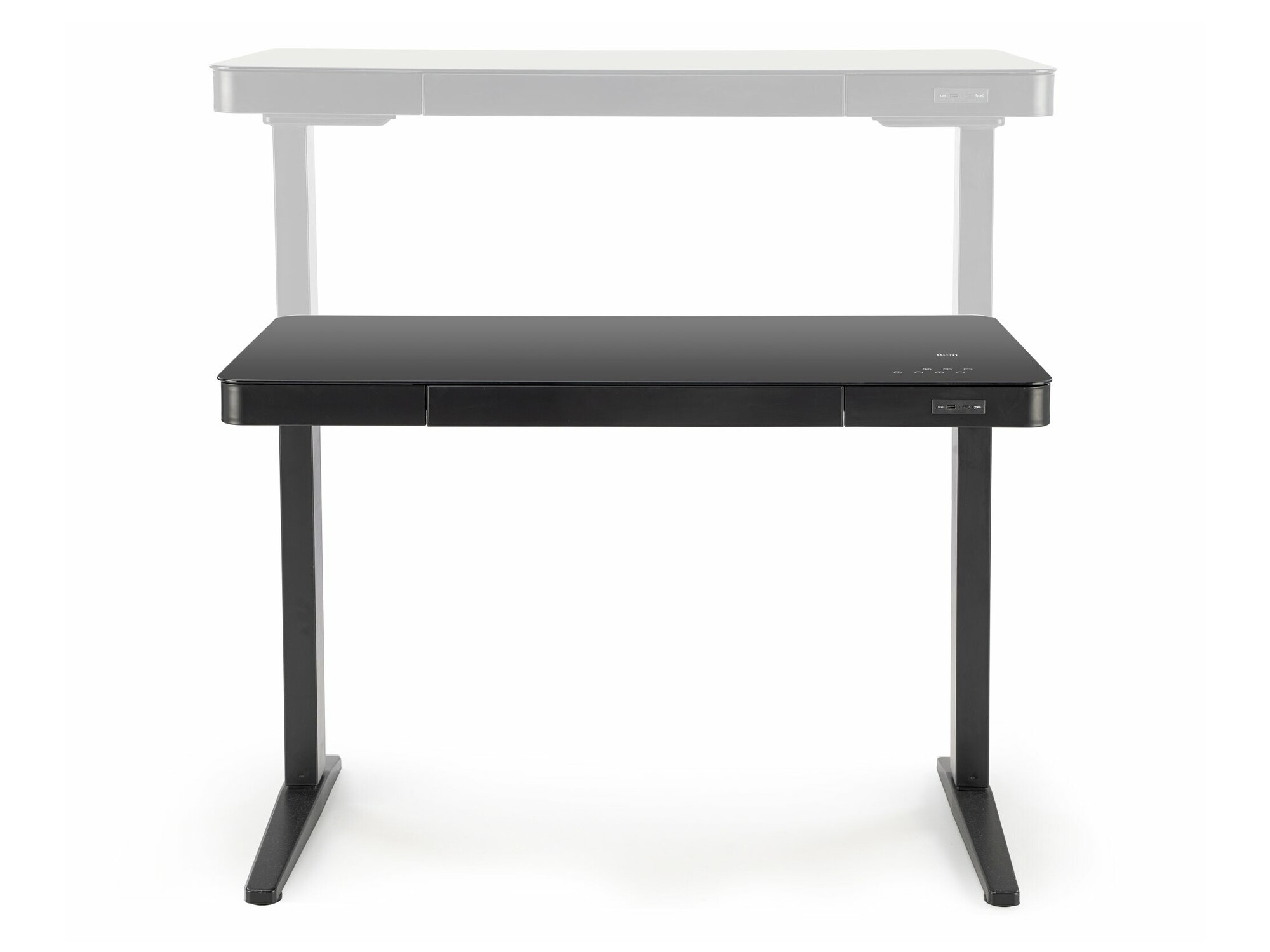 Bureau réglable en hauteur Houston 1703 (Noir)