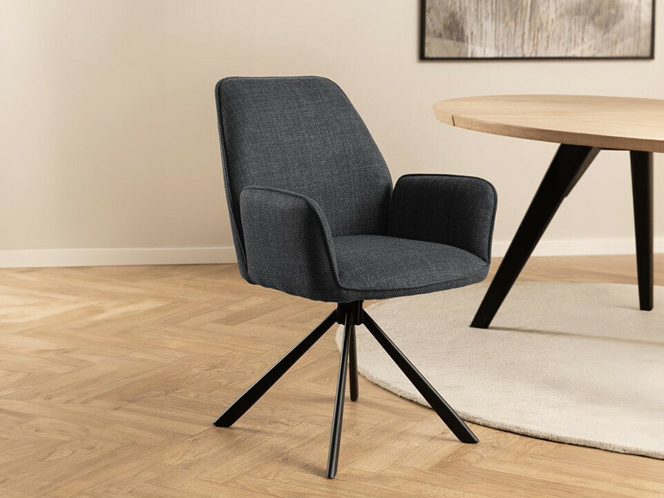 Chaise Norsica 777 (Gris + Noir)