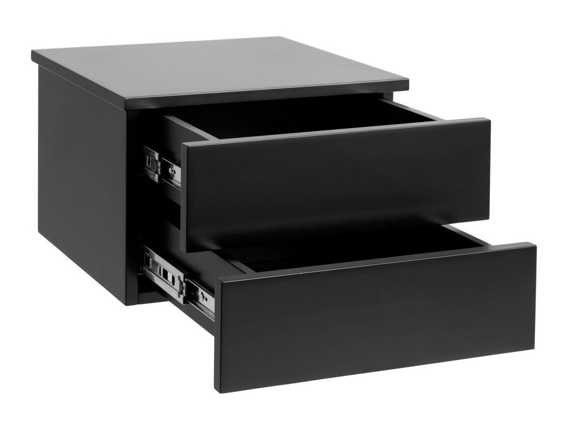 Table de chevet Norsica 644 (Noir)