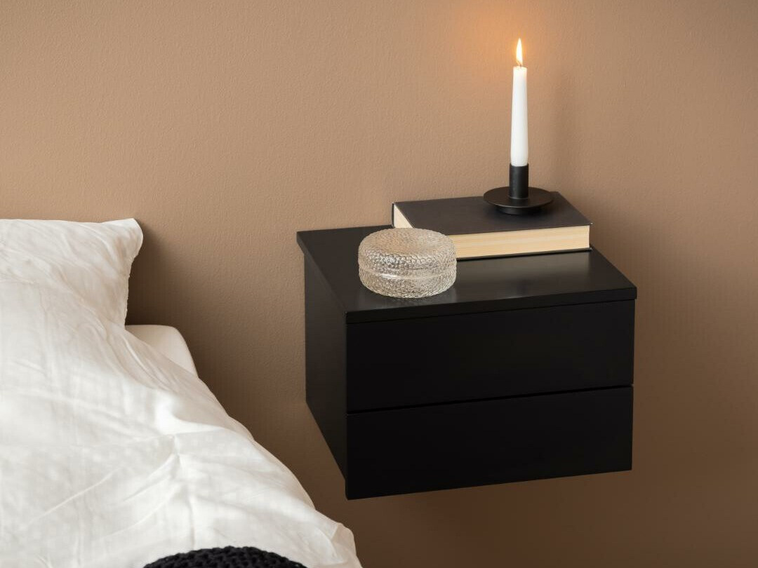 Table de chevet Norsica 644 (Noir)