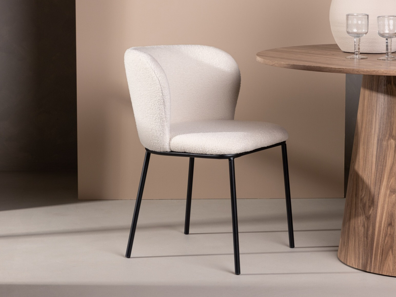 Chaise Dallas 4694 (Blanc + Noir)