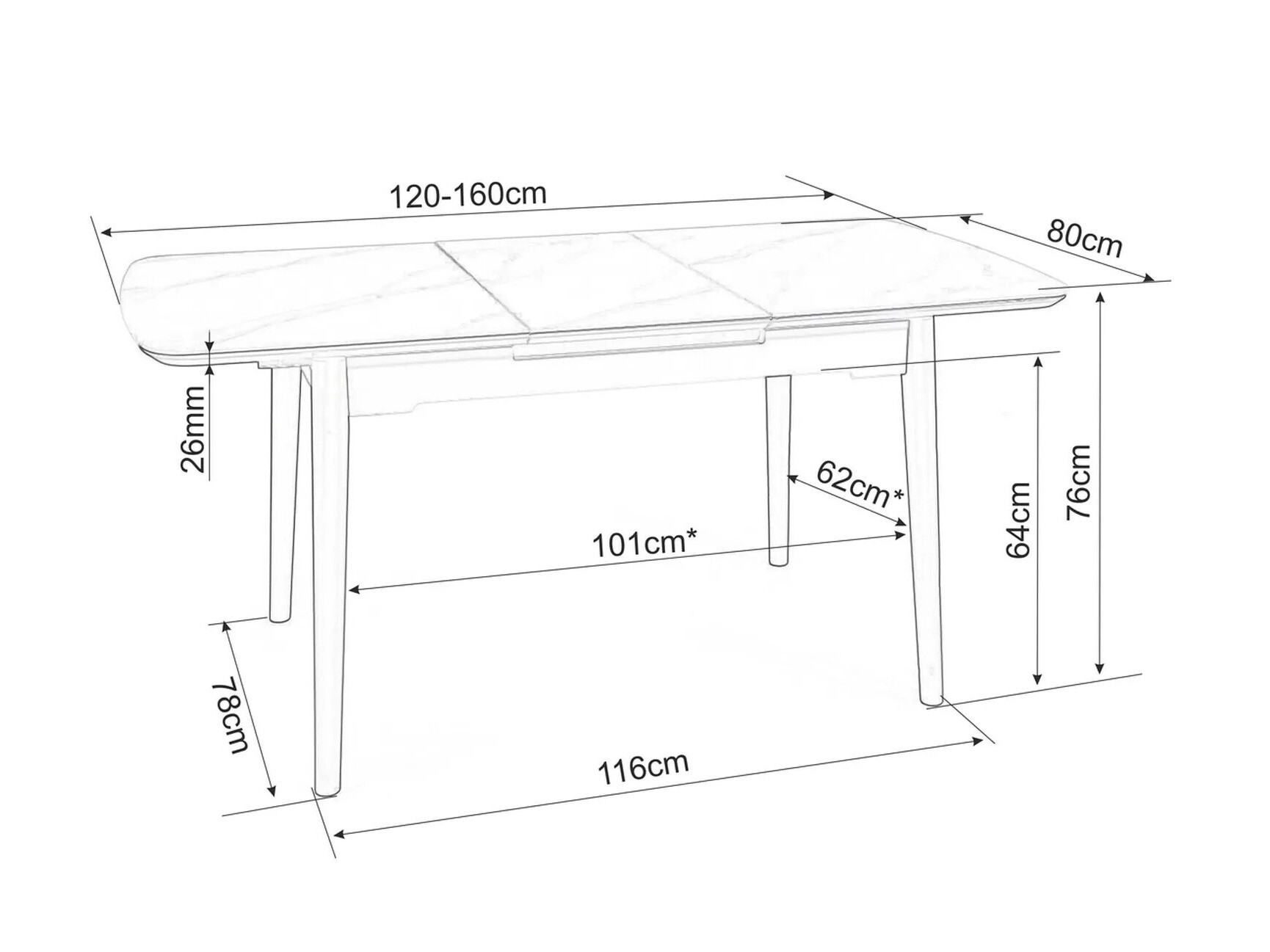 Table Detroit 112