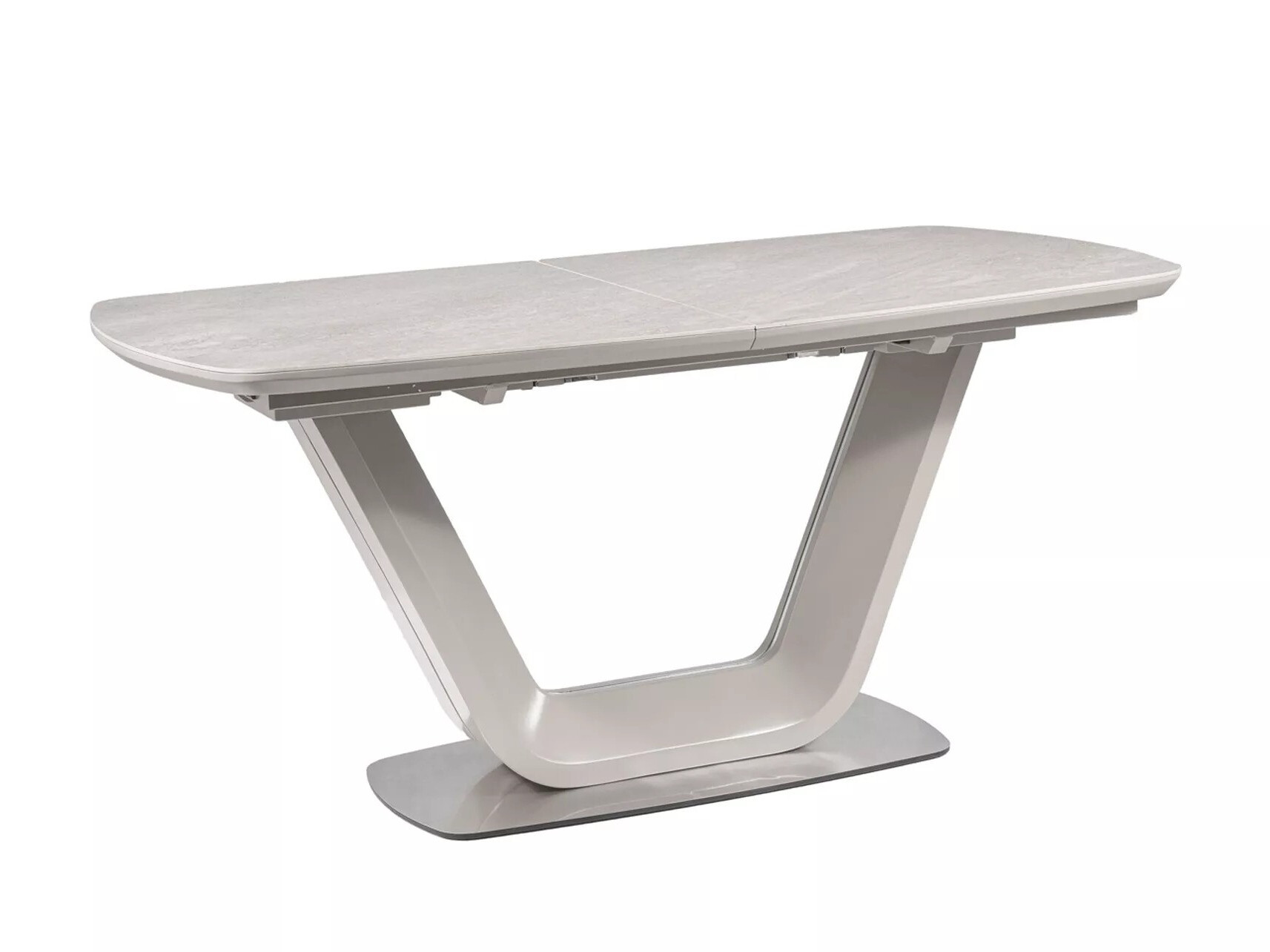 Table Detroit 116 (Marbre gris + Gris)