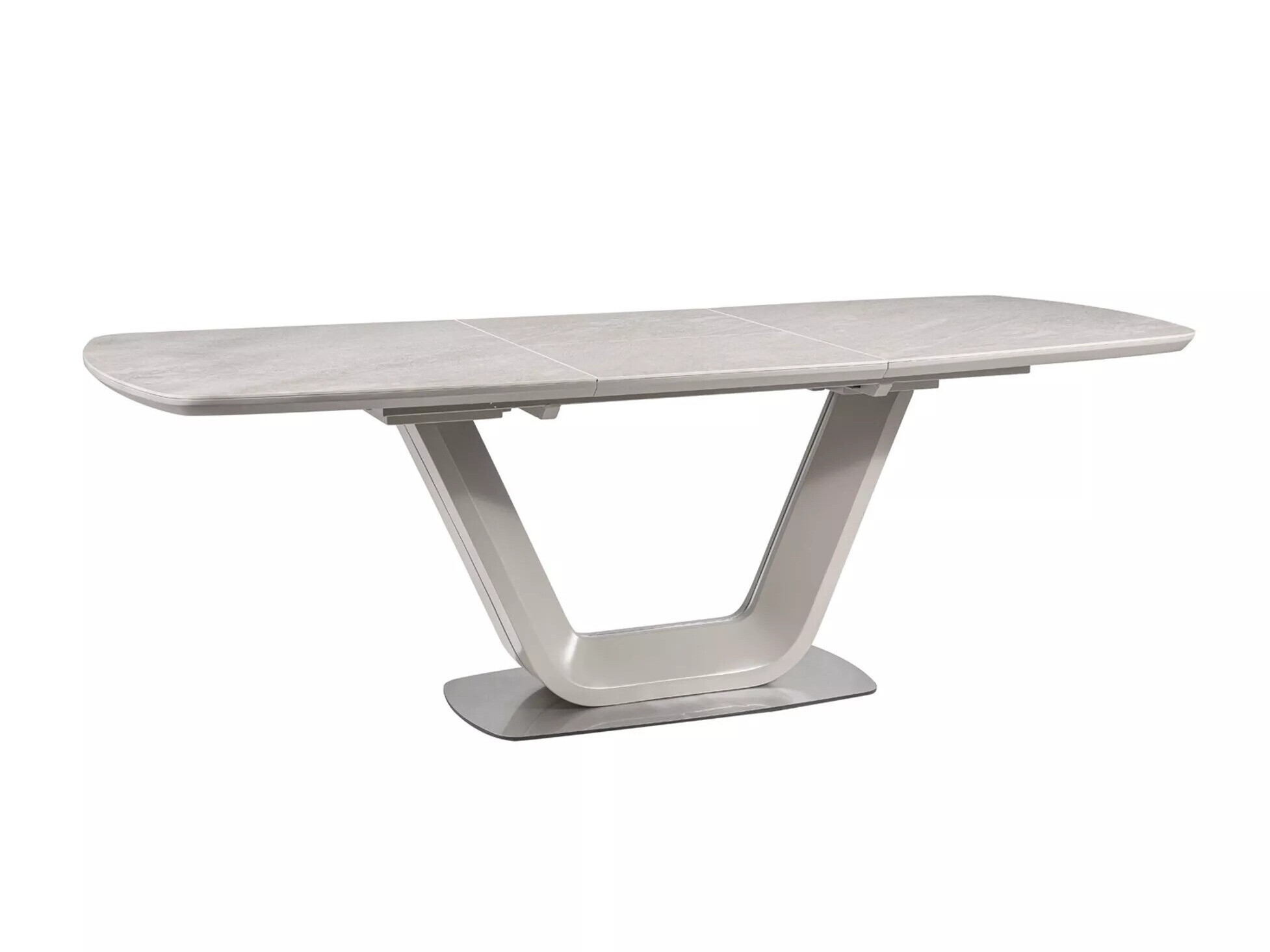 Table Detroit 116 (Marbre gris + Gris)