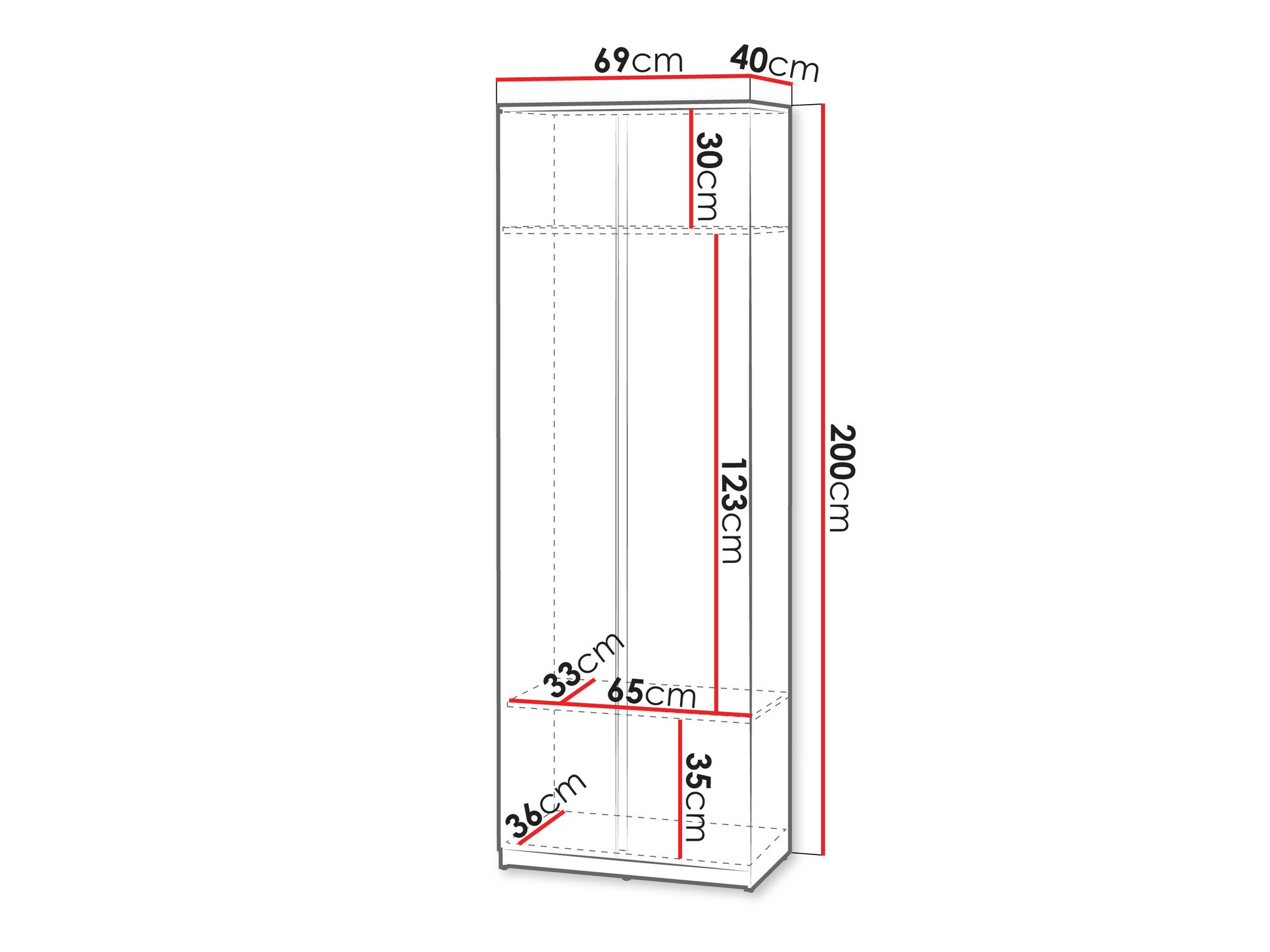 Armoire Avisor (Blanc)