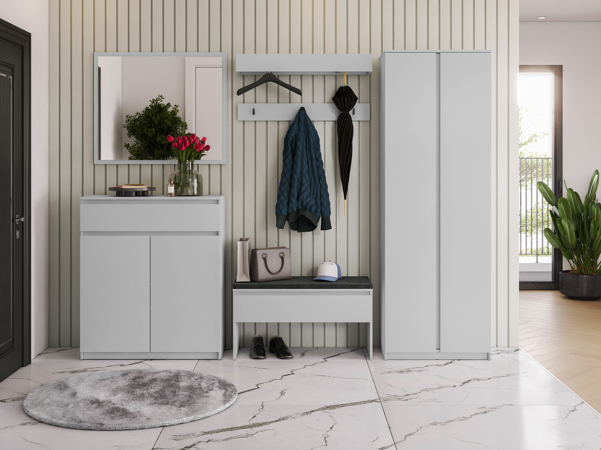Armoire Avisor (Gris)