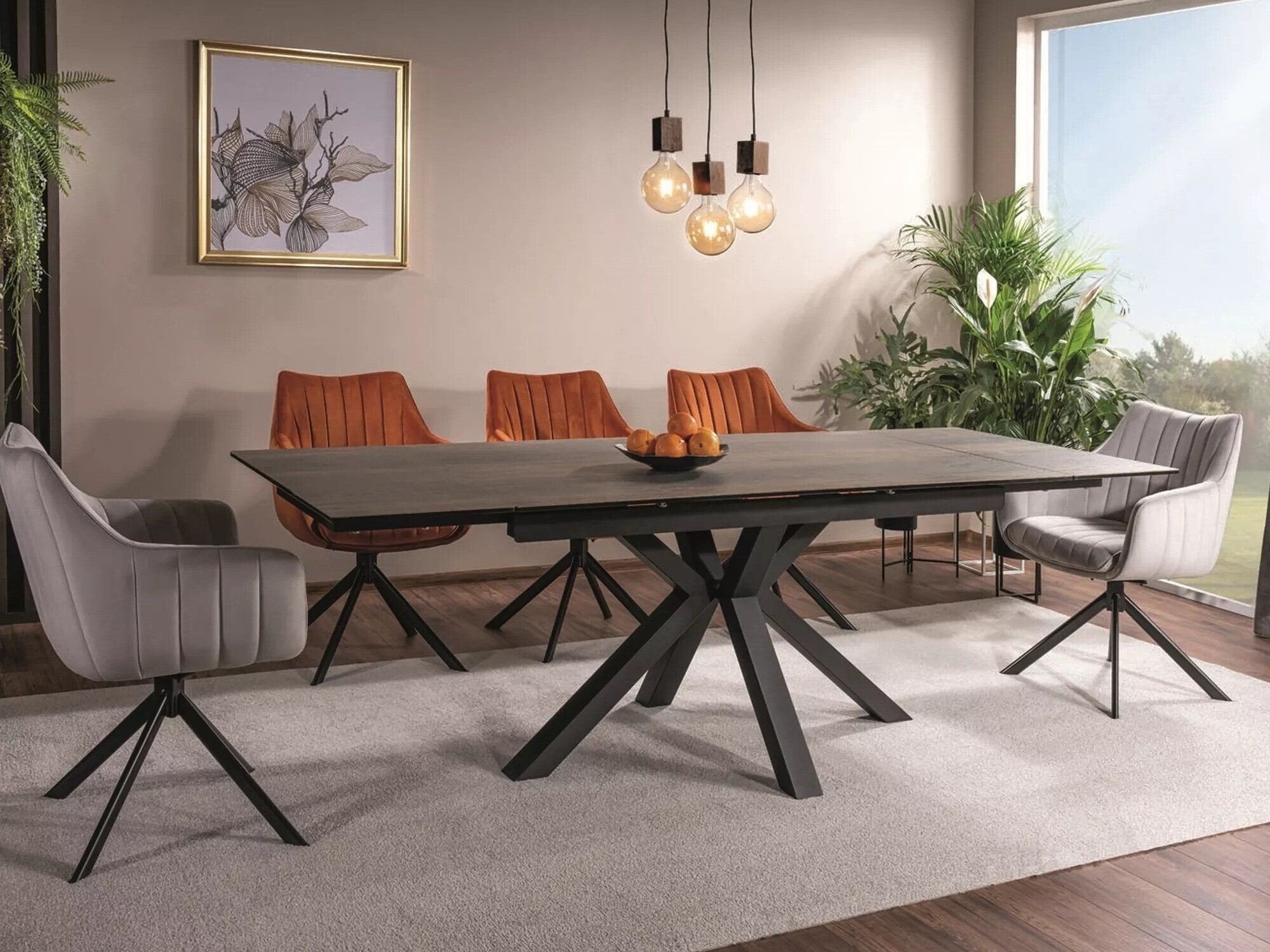 Chaise Detroit 134 (Gris clair)