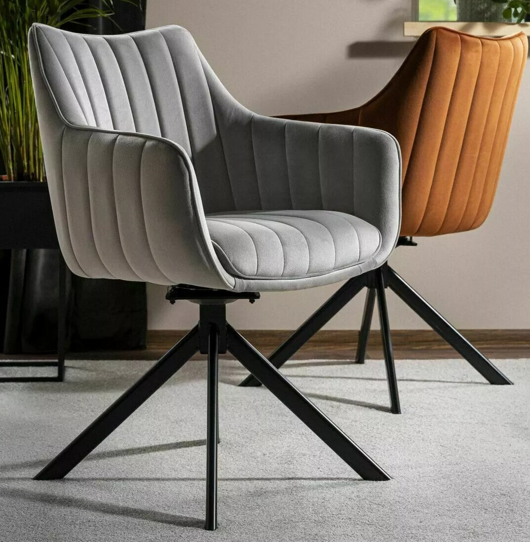 Chaise Detroit 134 (Gris clair)