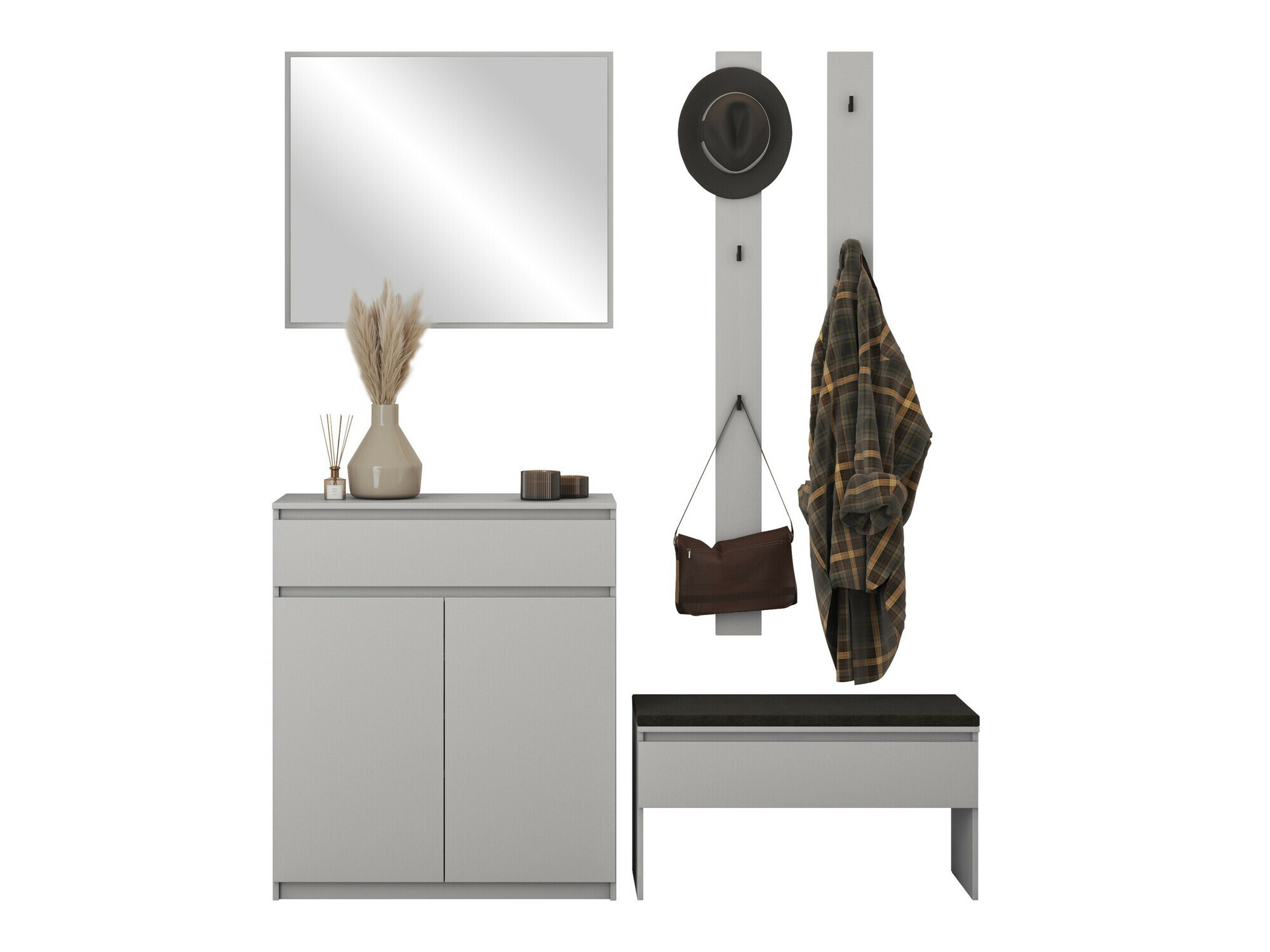 Meuble d'entrée Avisor (Gris)