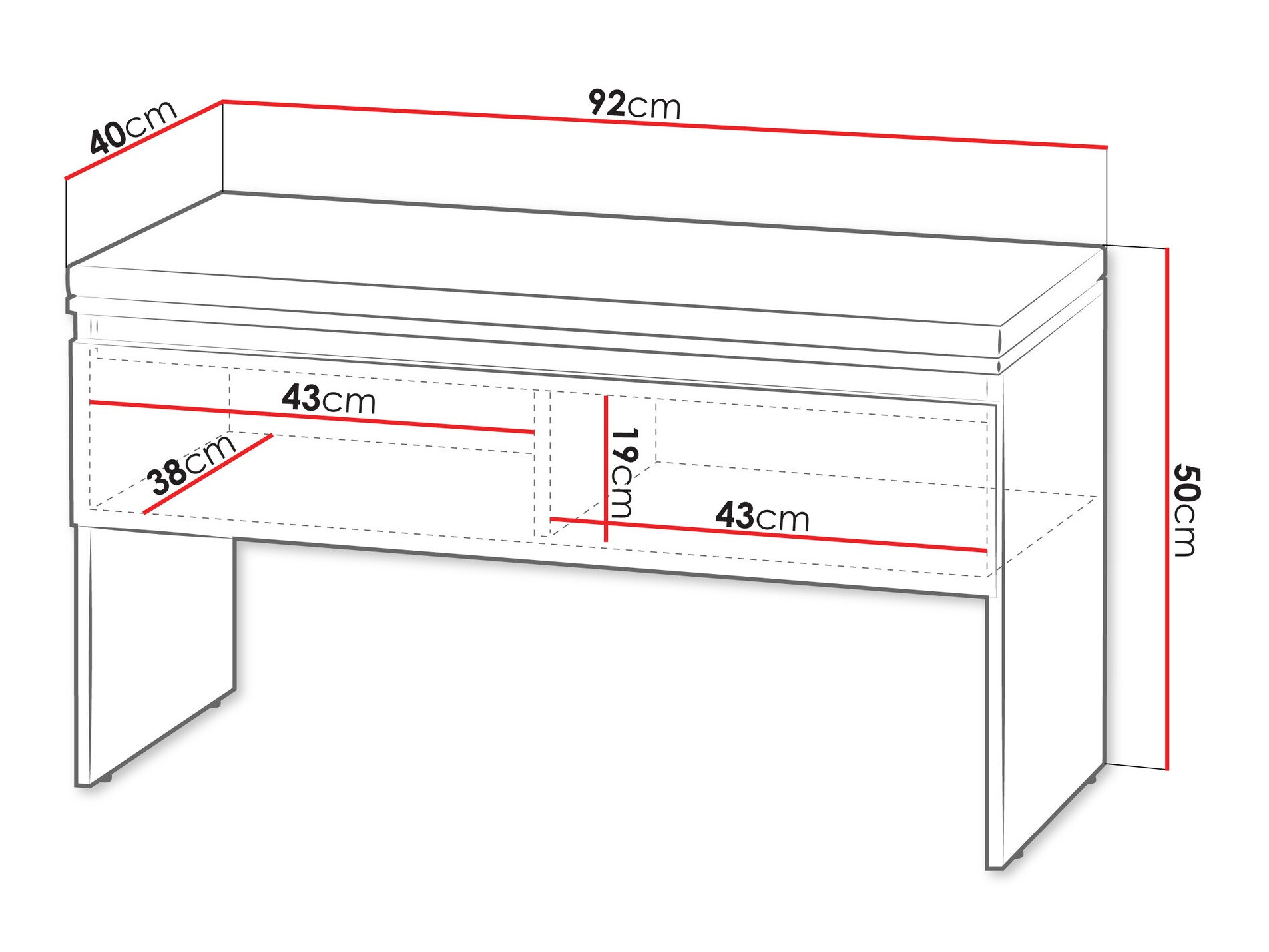 Meubles à chaussures Avisor I (Gris)