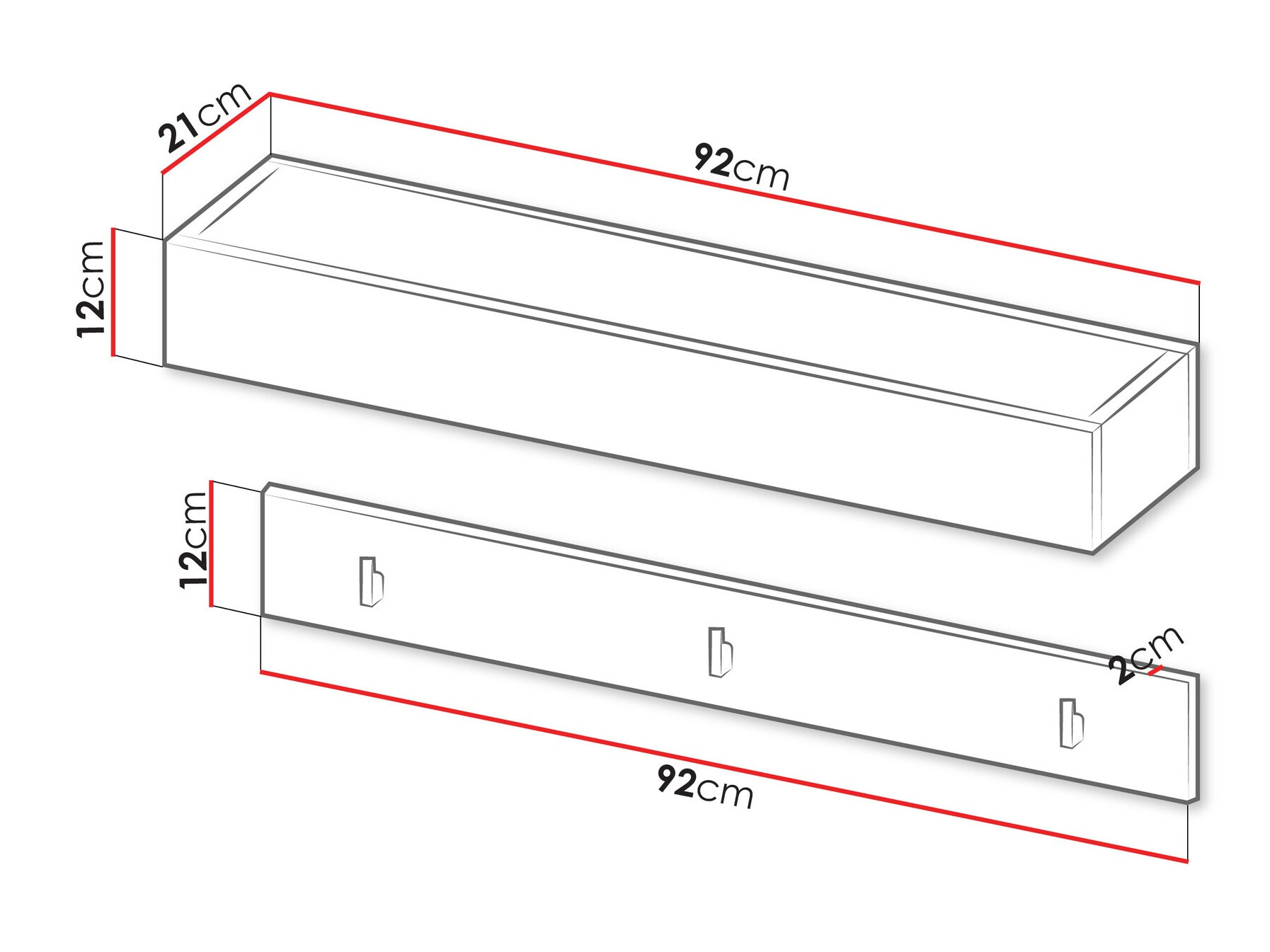 Portemanteau Avisor I (Blanc)