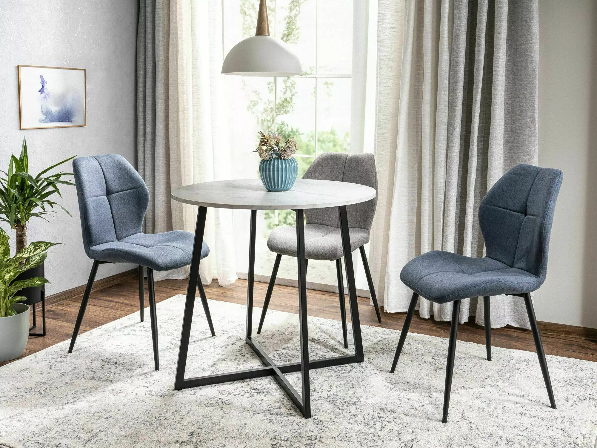Table Detroit 131 (Marbre blanc)
