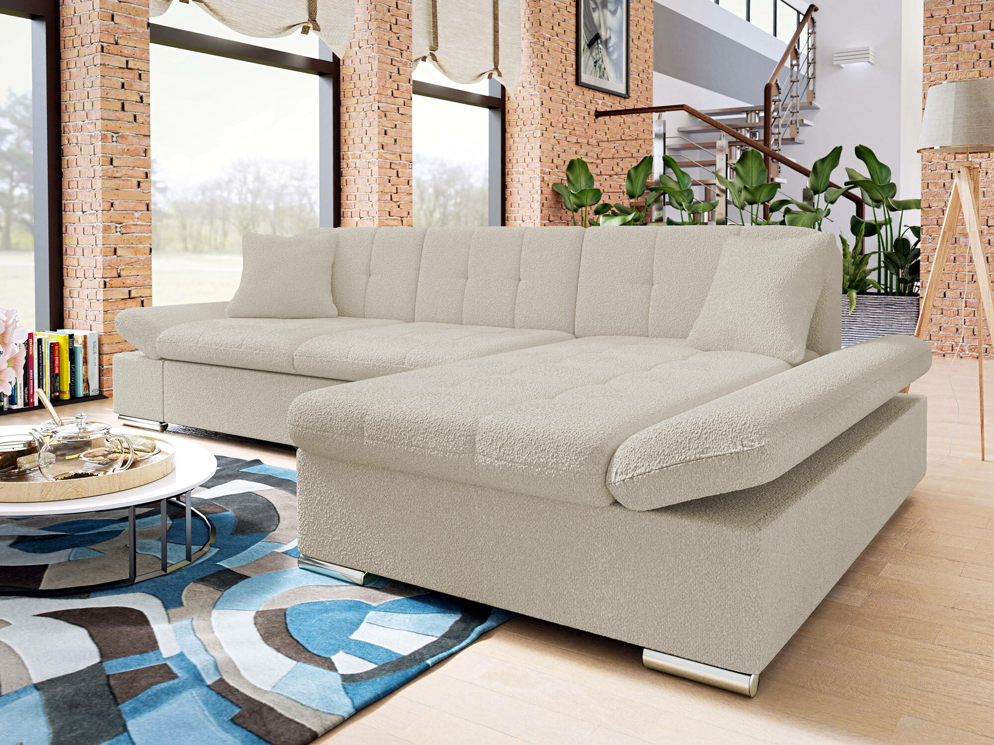Canapé d'angle Comfivo Sanitas II (Baloo 2074)