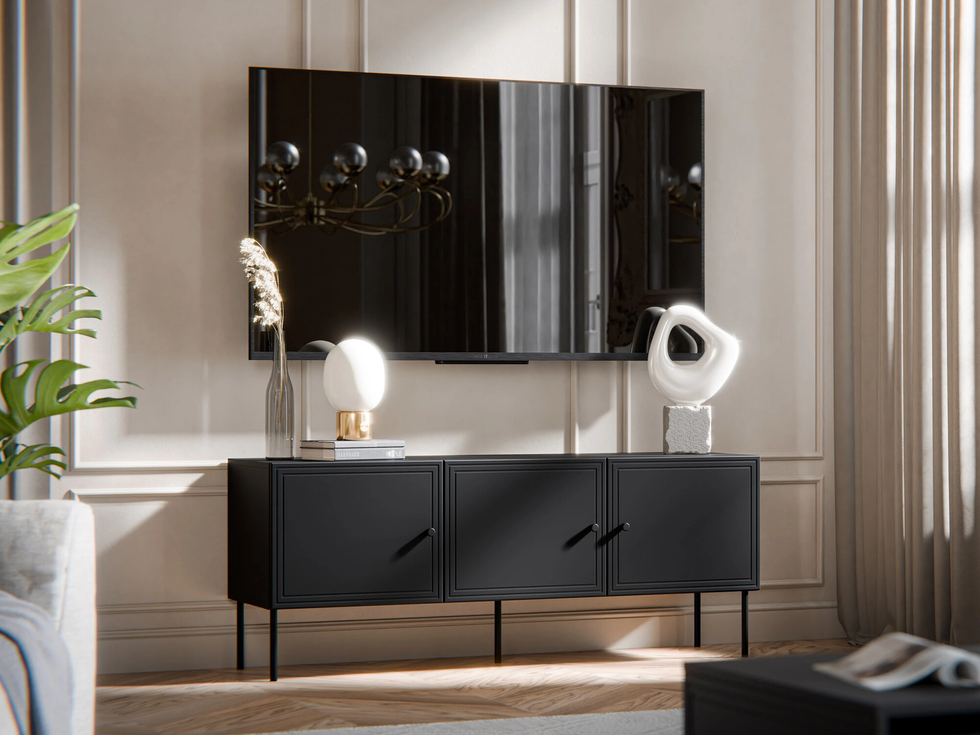 Meuble TV Celra (Noir)