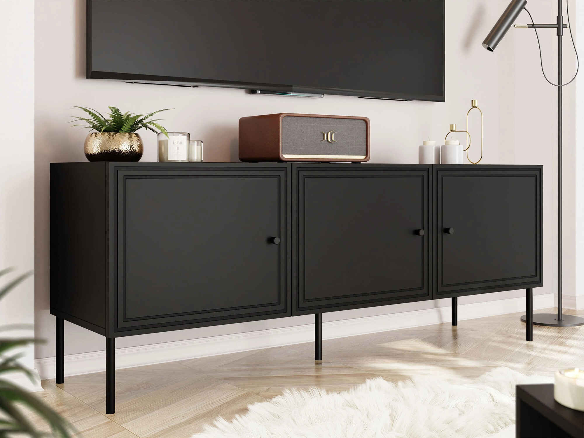 Meuble TV Celra (Noir)