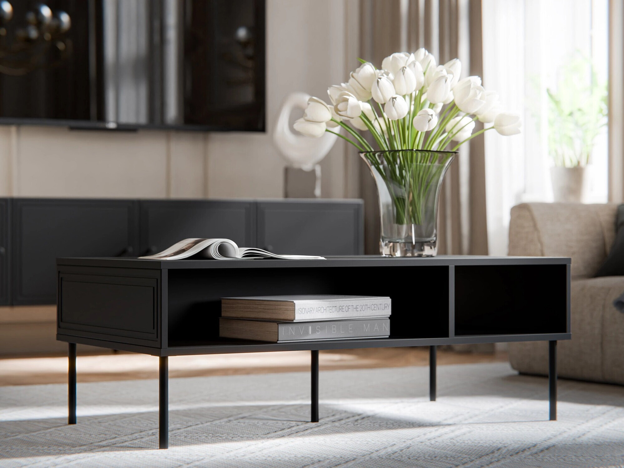 Table basse Celra (Noir)