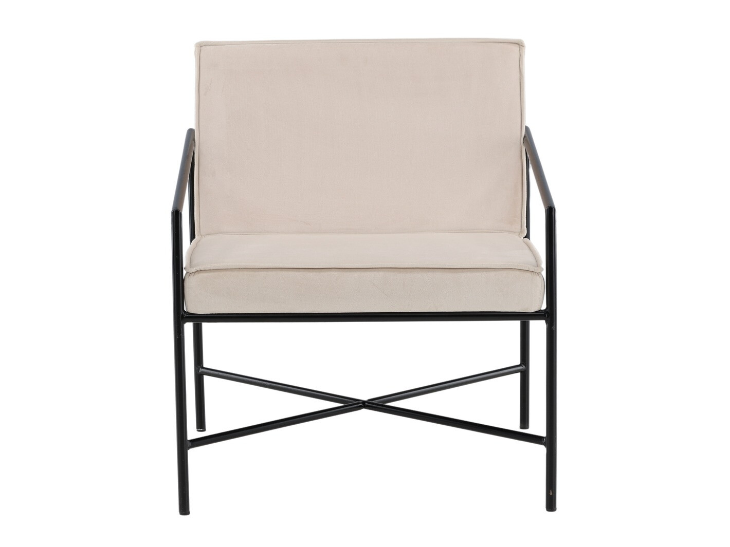 Fauteuil Dallas 1707 (Beige +Noir)