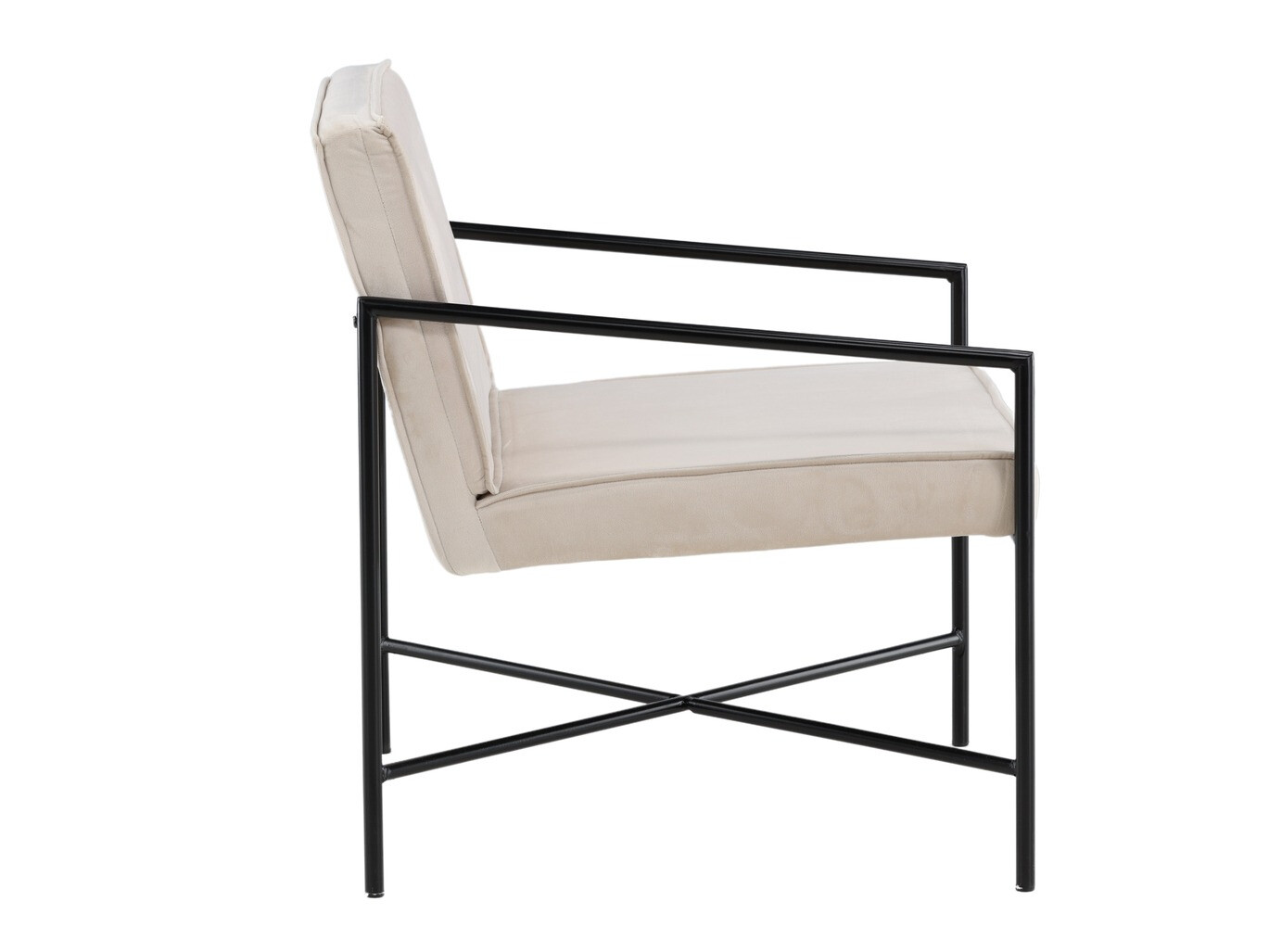 Fauteuil Dallas 1707 (Beige +Noir)