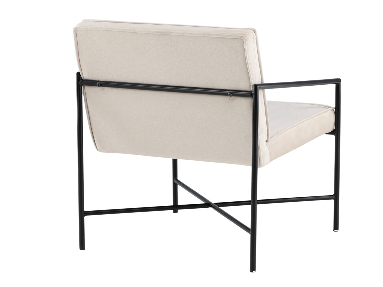 Fauteuil Dallas 1707 (Beige +Noir)