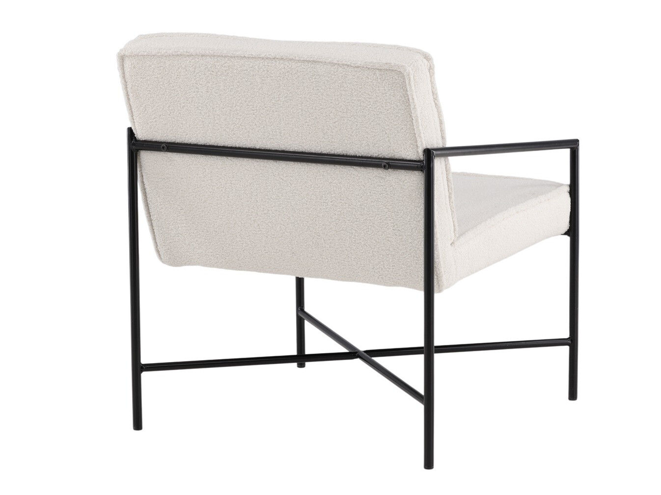 Fauteuil Dallas 1707 (Crème + Noir)