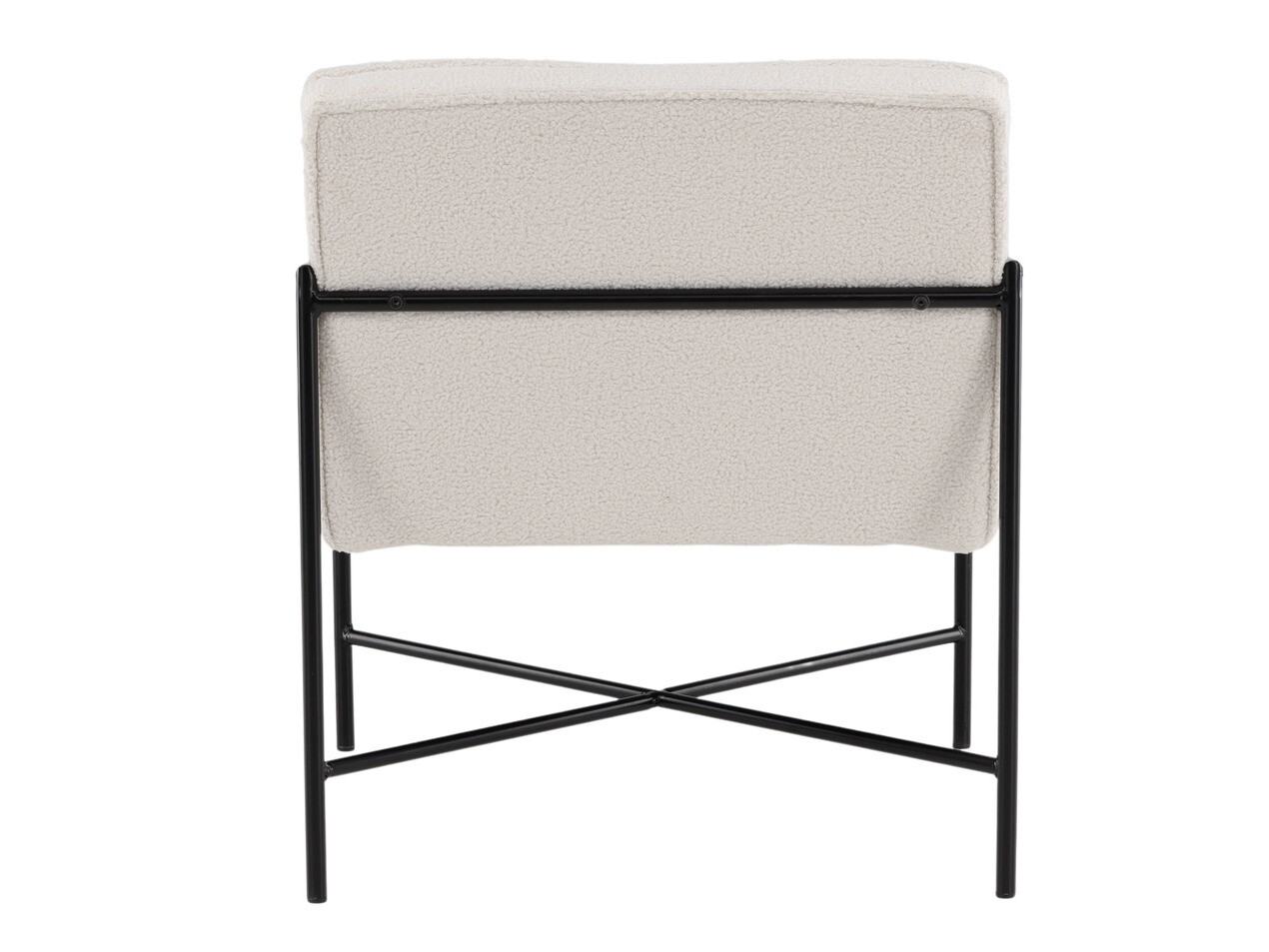 Fauteuil Dallas 1707 (Crème + Noir)