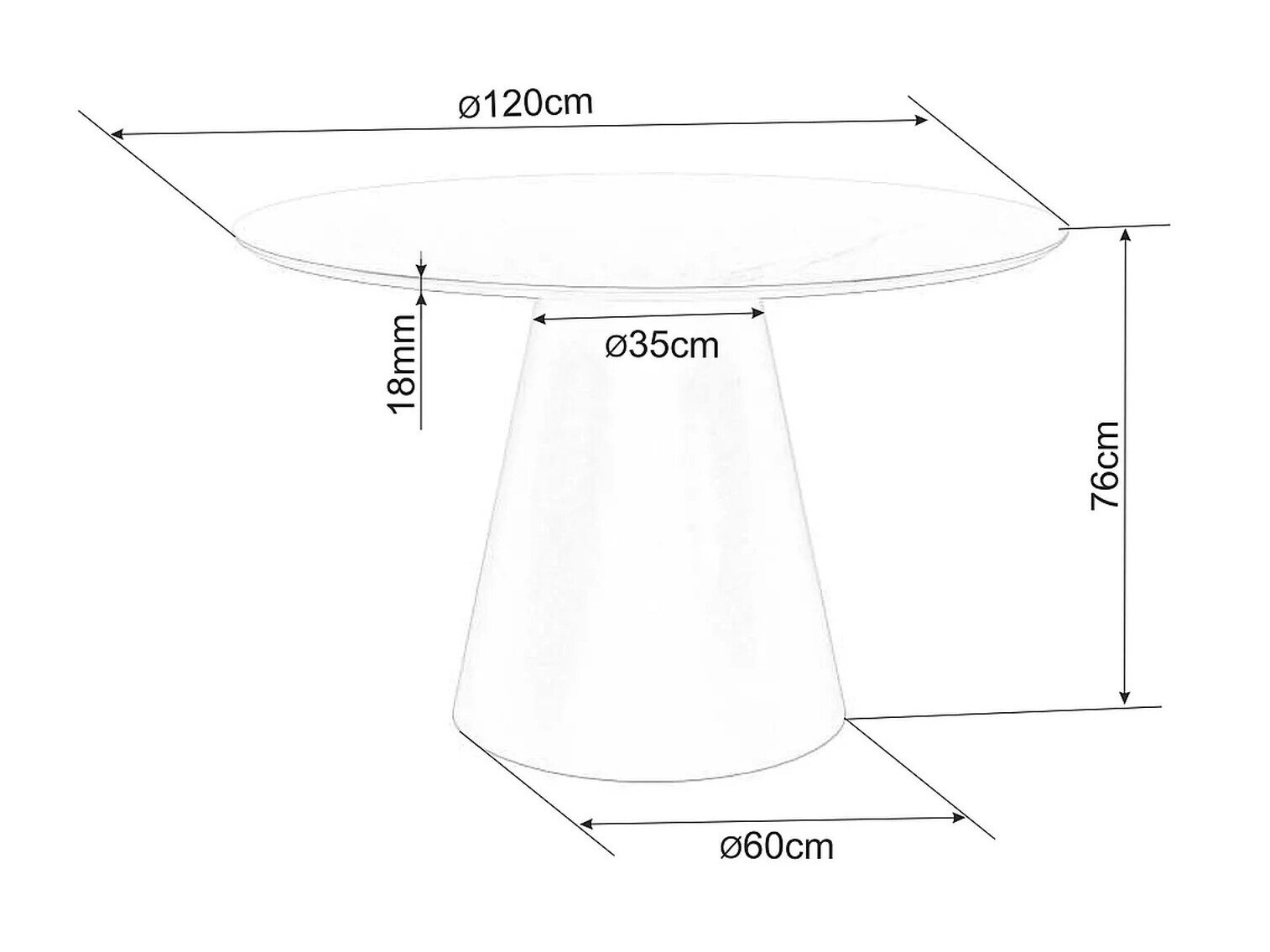 Table Detroit 137 (Chêne)