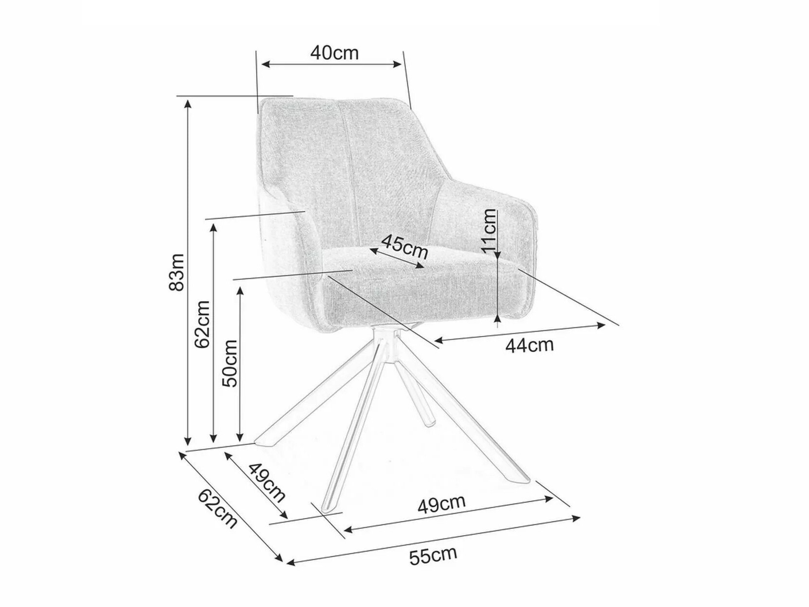 Chaise Detroit 144 (Brego 07)