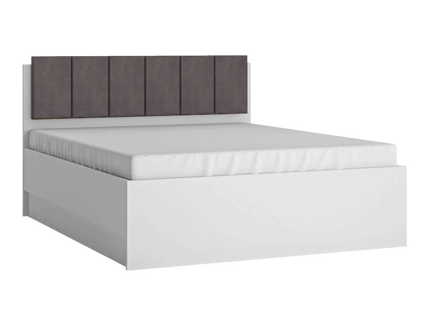 Lit Feldeli 117 (Blanc + Blanc brillant)