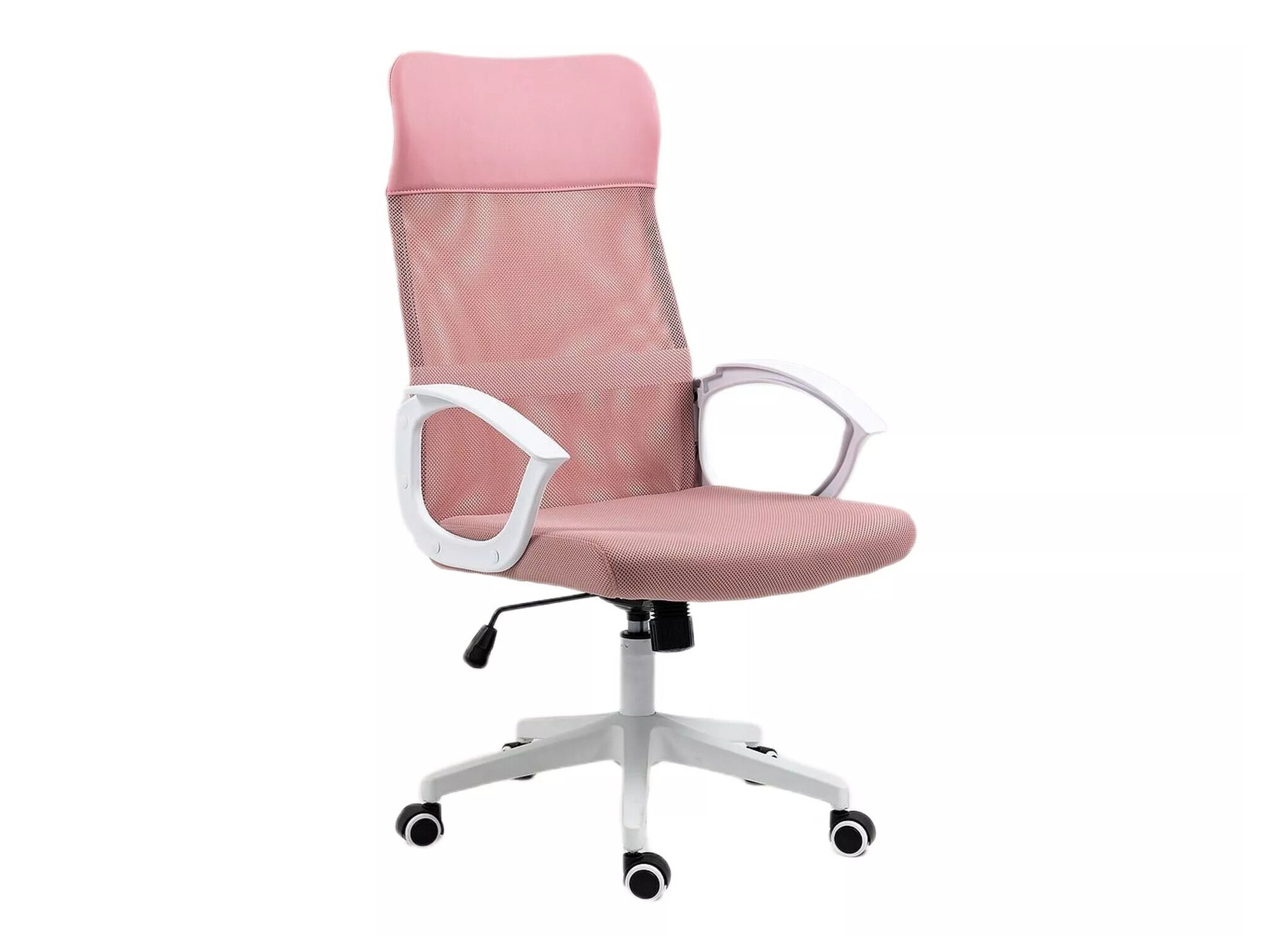 Chaise de bureau Detroit 276 (Blanc + Rose)