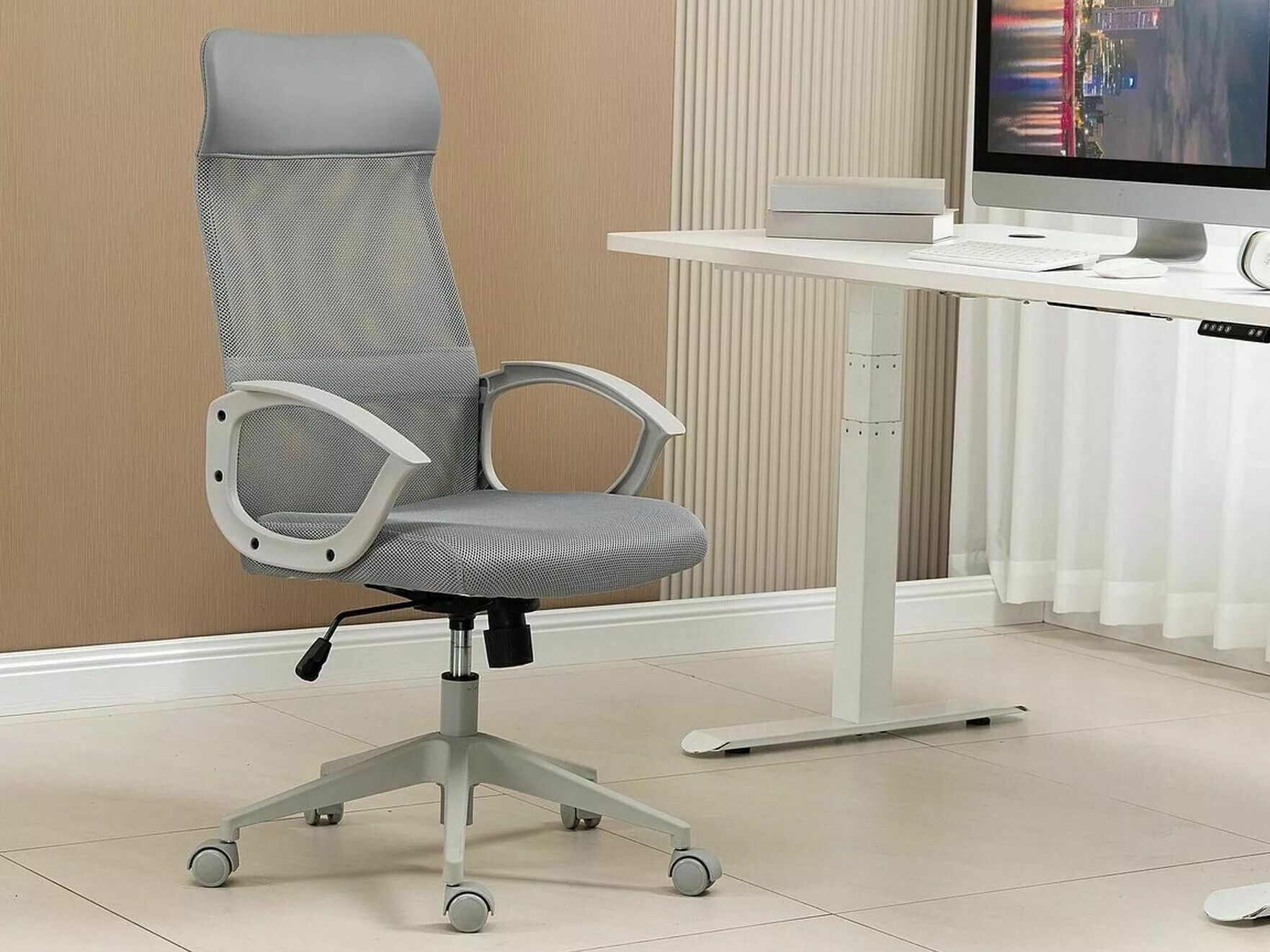 Chaise de bureau Detroit 276 (Gris)