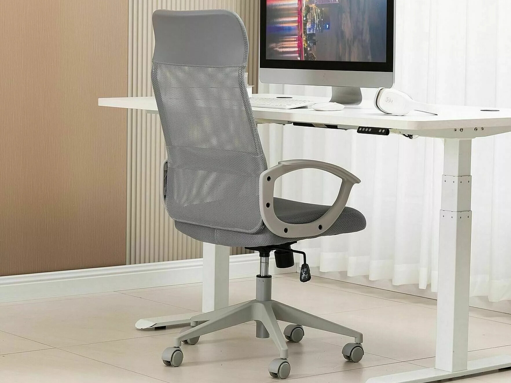 Chaise de bureau Detroit 276 (Gris)