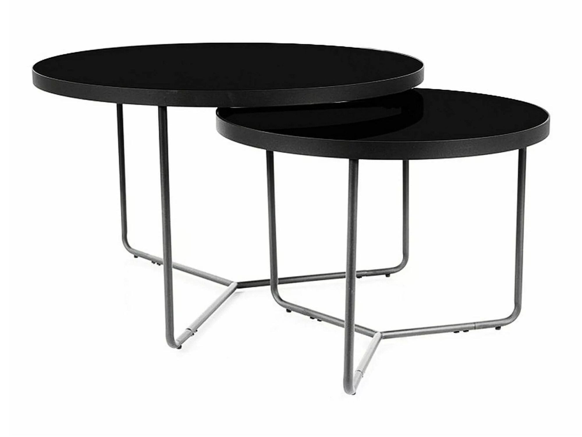 Ensemble tables basses Detroit 252 (Noir)