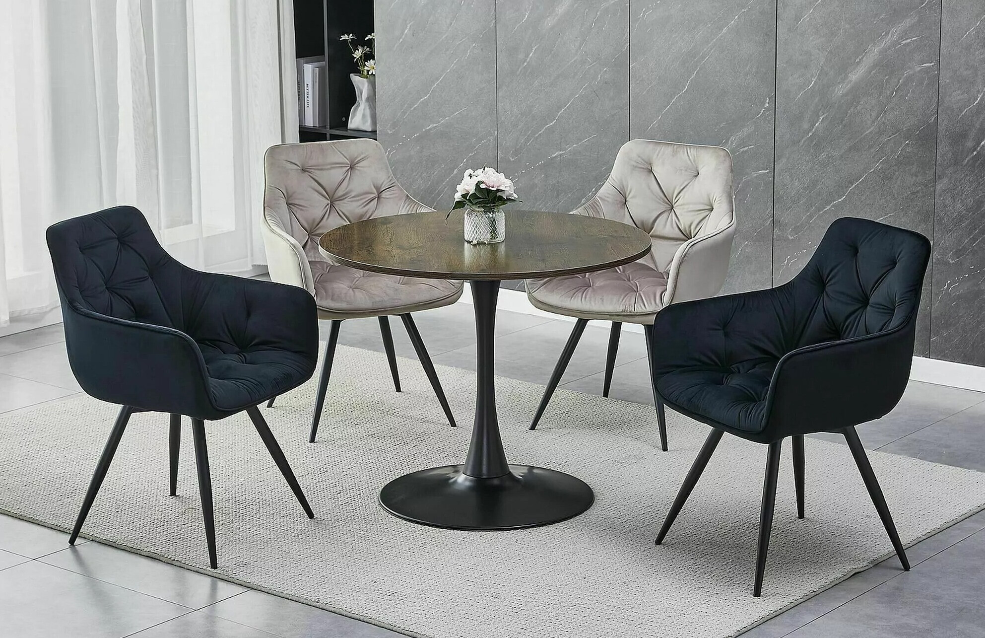 Chaise Detroit 286 (Noir)