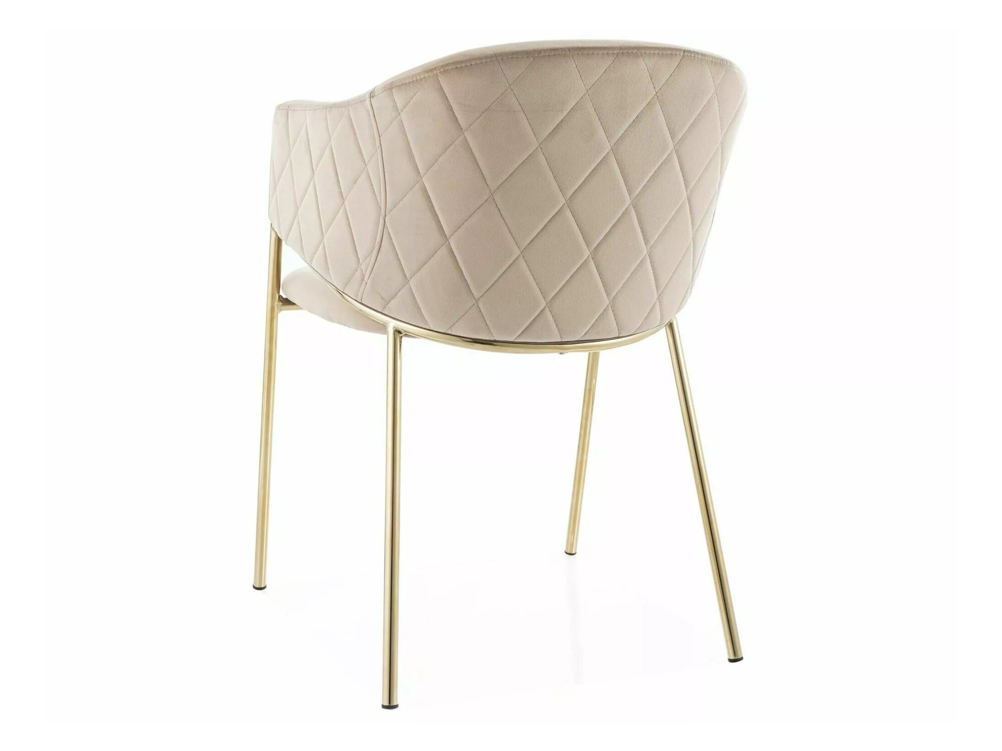 Chaise Detroit 329 (Beige + Doré)