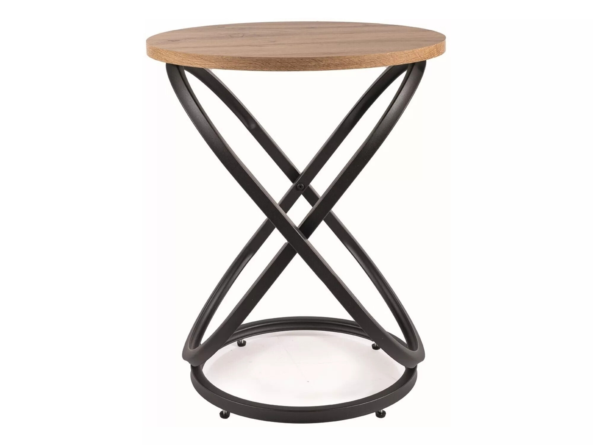 Table basse Detroit 293 (Chêne Artisan + Noir)