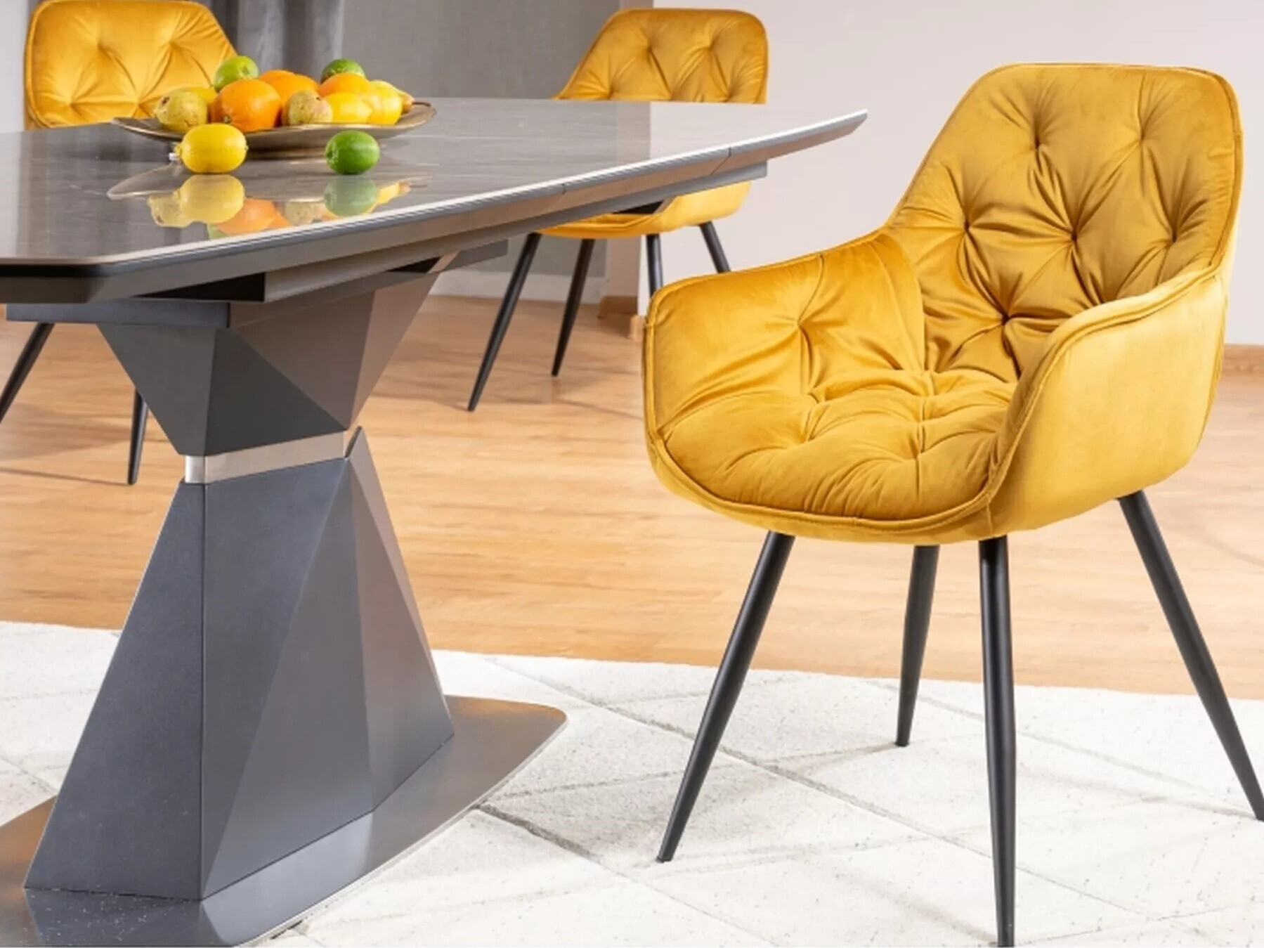 Chaise Detroit 354 (Jaune)